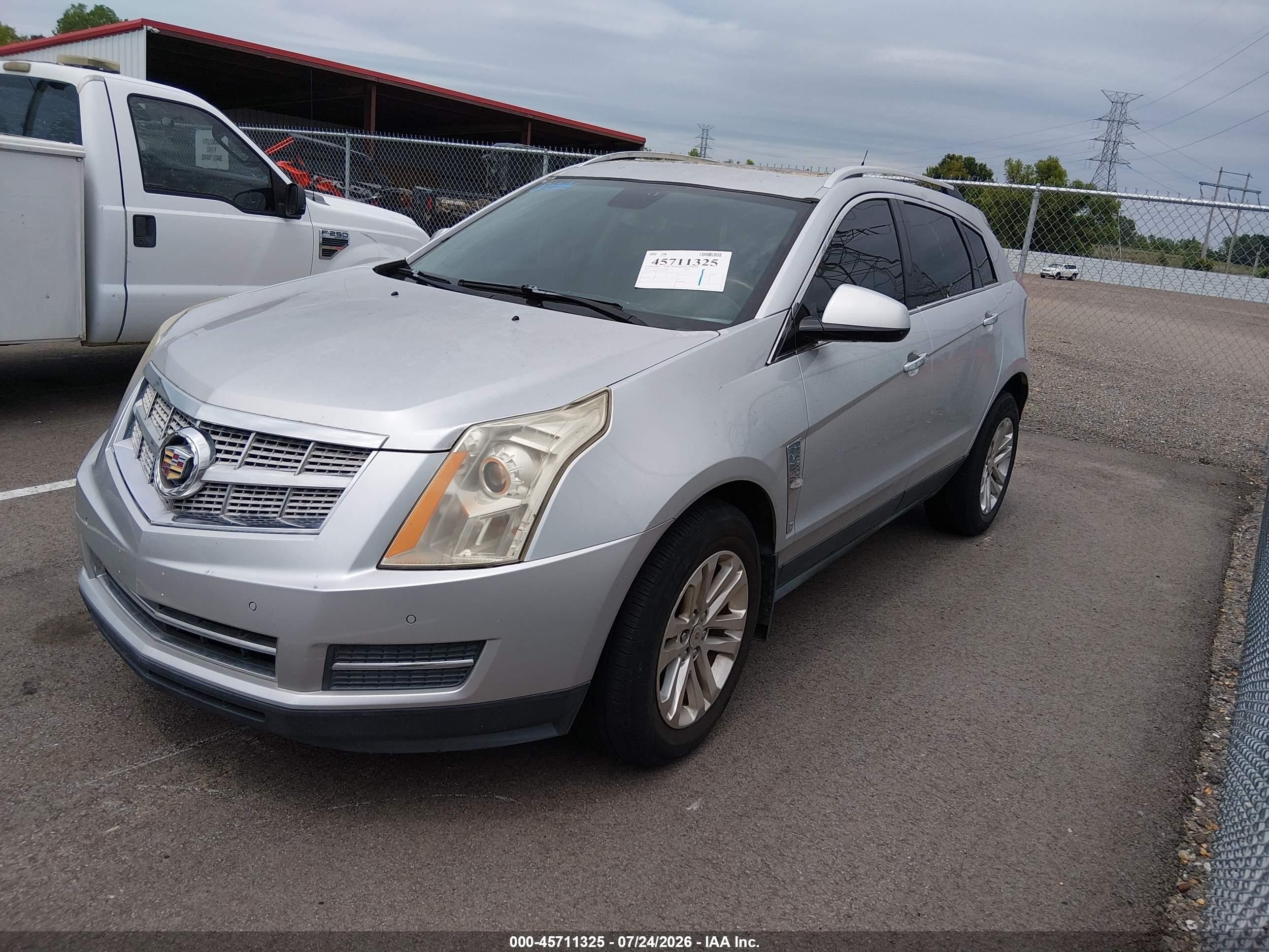 2012 Cadillac Srx Luxury Collection Silver vin: 3GYFNDE31CS501105