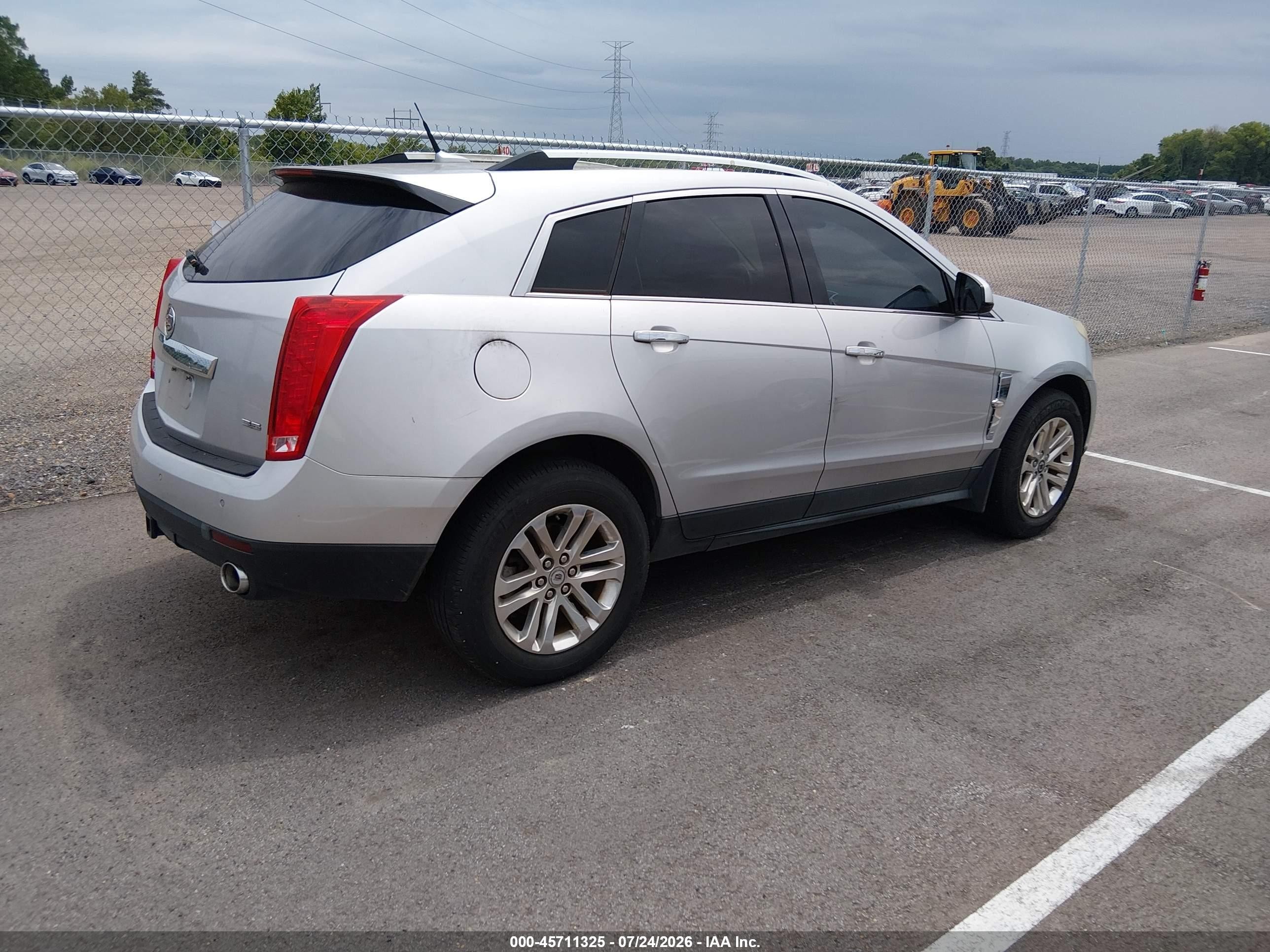 2012 Cadillac Srx Luxury Collection Silver vin: 3GYFNDE31CS501105