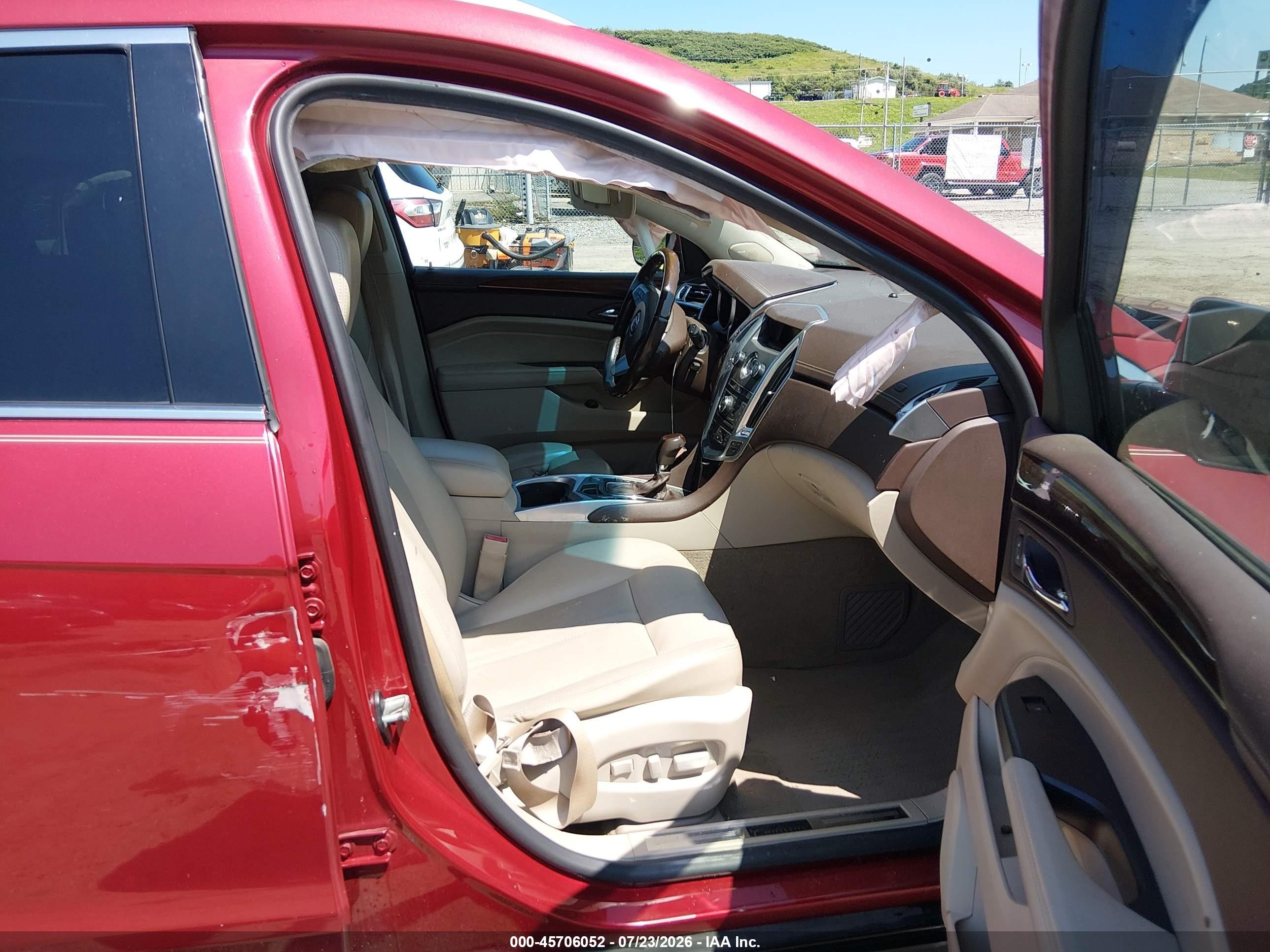 2012 Cadillac Srx Luxury Collection Red vin: 3GYFNDE31CS518129