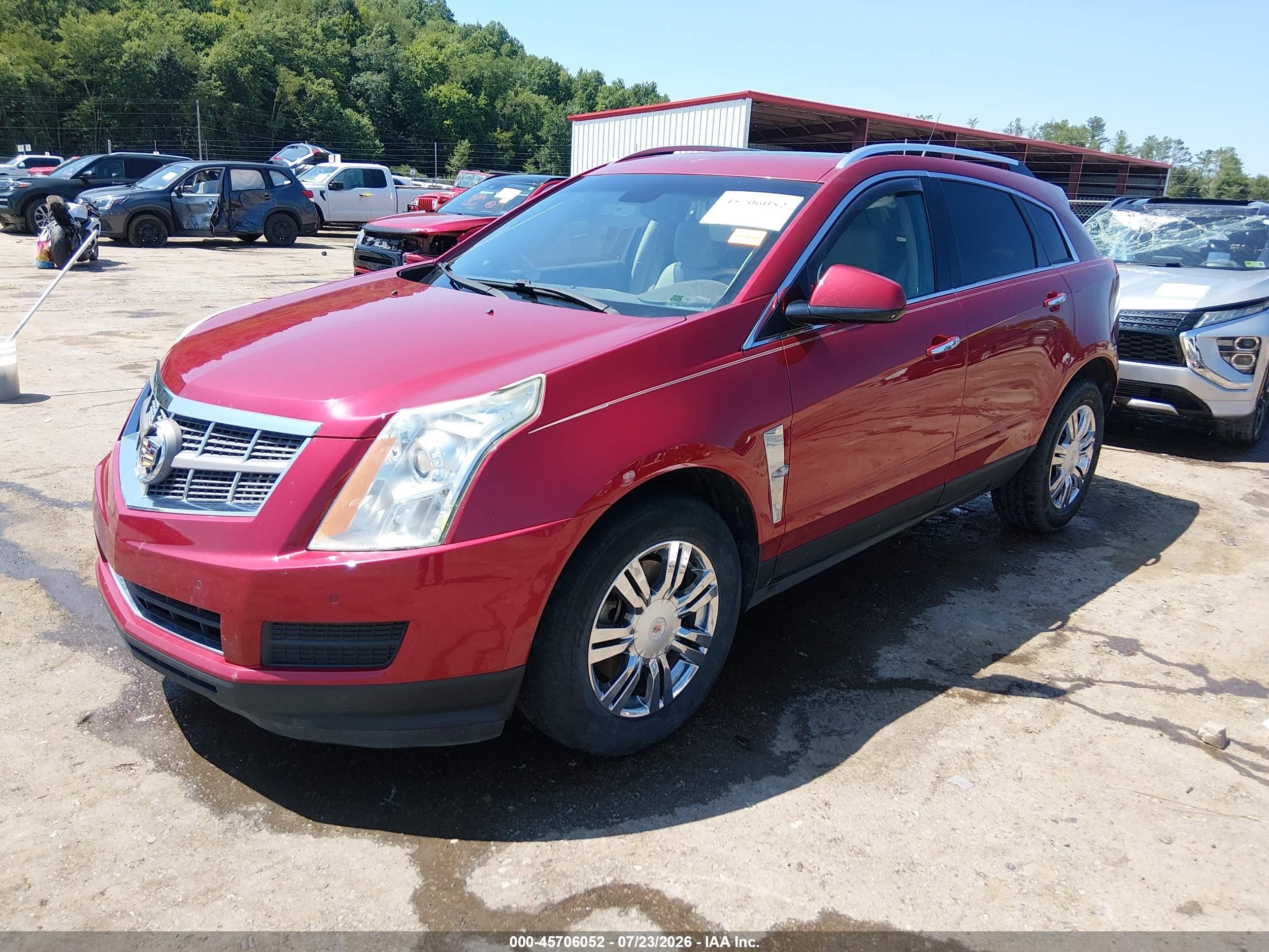 2012 Cadillac Srx Luxury Collection Red vin: 3GYFNDE31CS518129