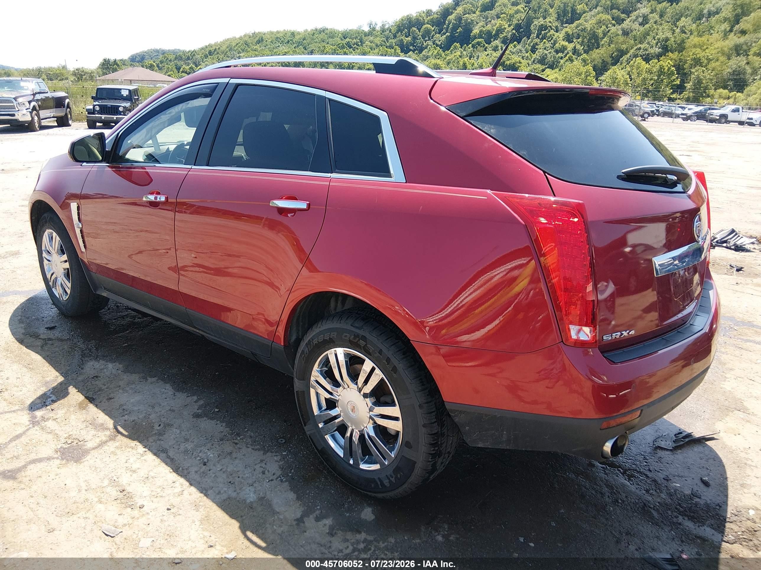 2012 Cadillac Srx Luxury Collection Red vin: 3GYFNDE31CS518129