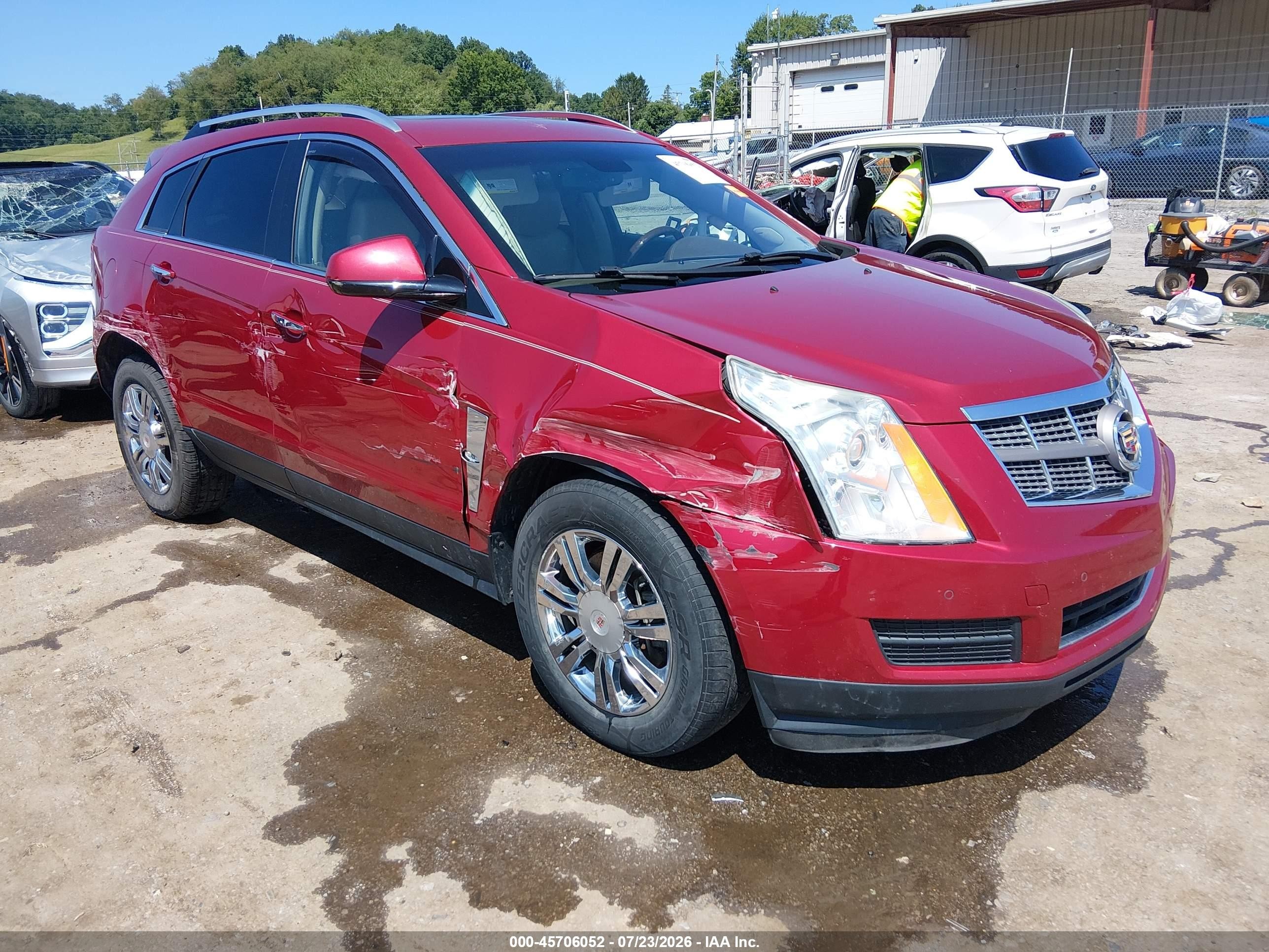 2012 Cadillac Srx Luxury Collection Red vin: 3GYFNDE31CS518129