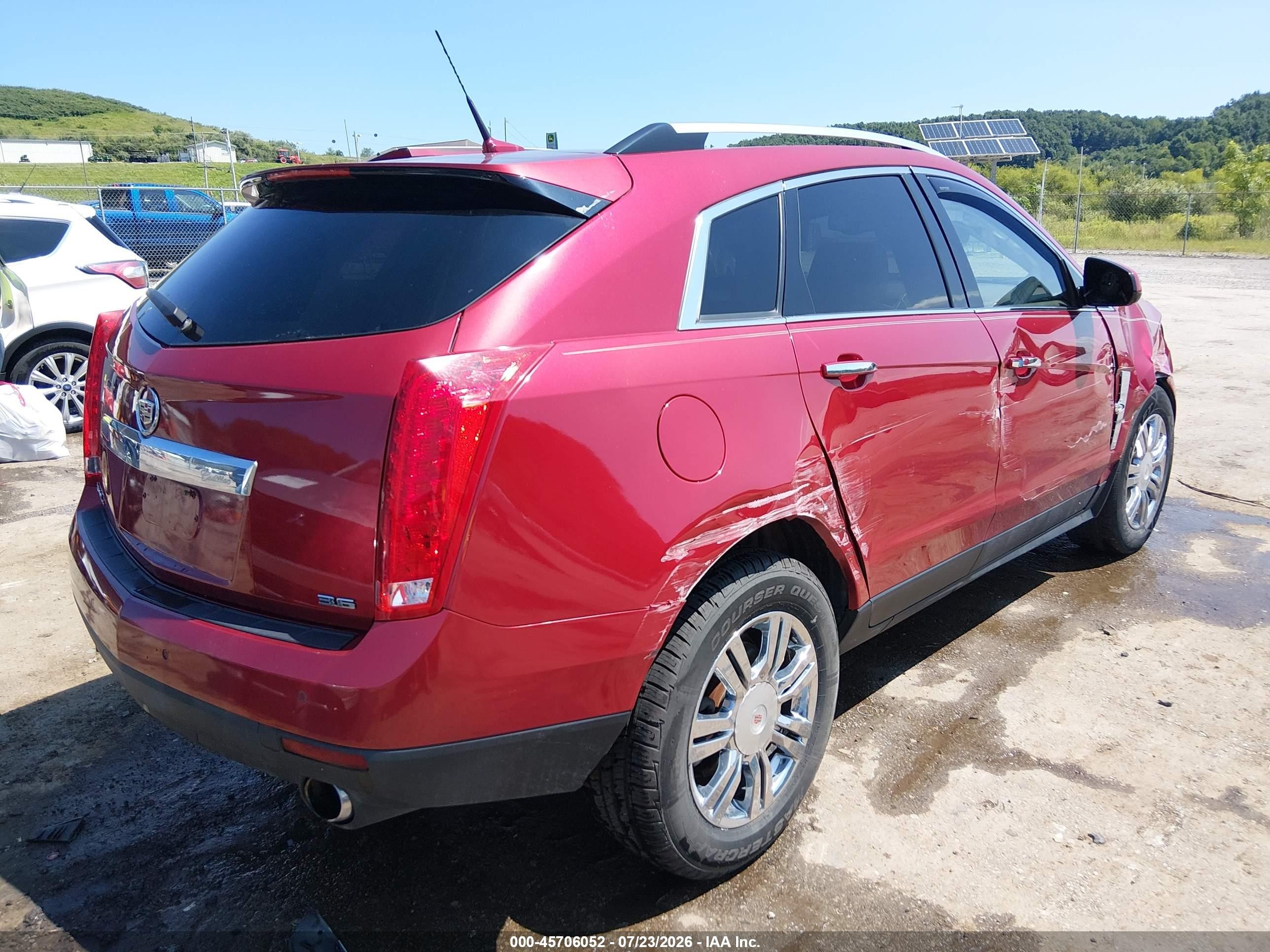 2012 Cadillac Srx Luxury Collection Red vin: 3GYFNDE31CS518129