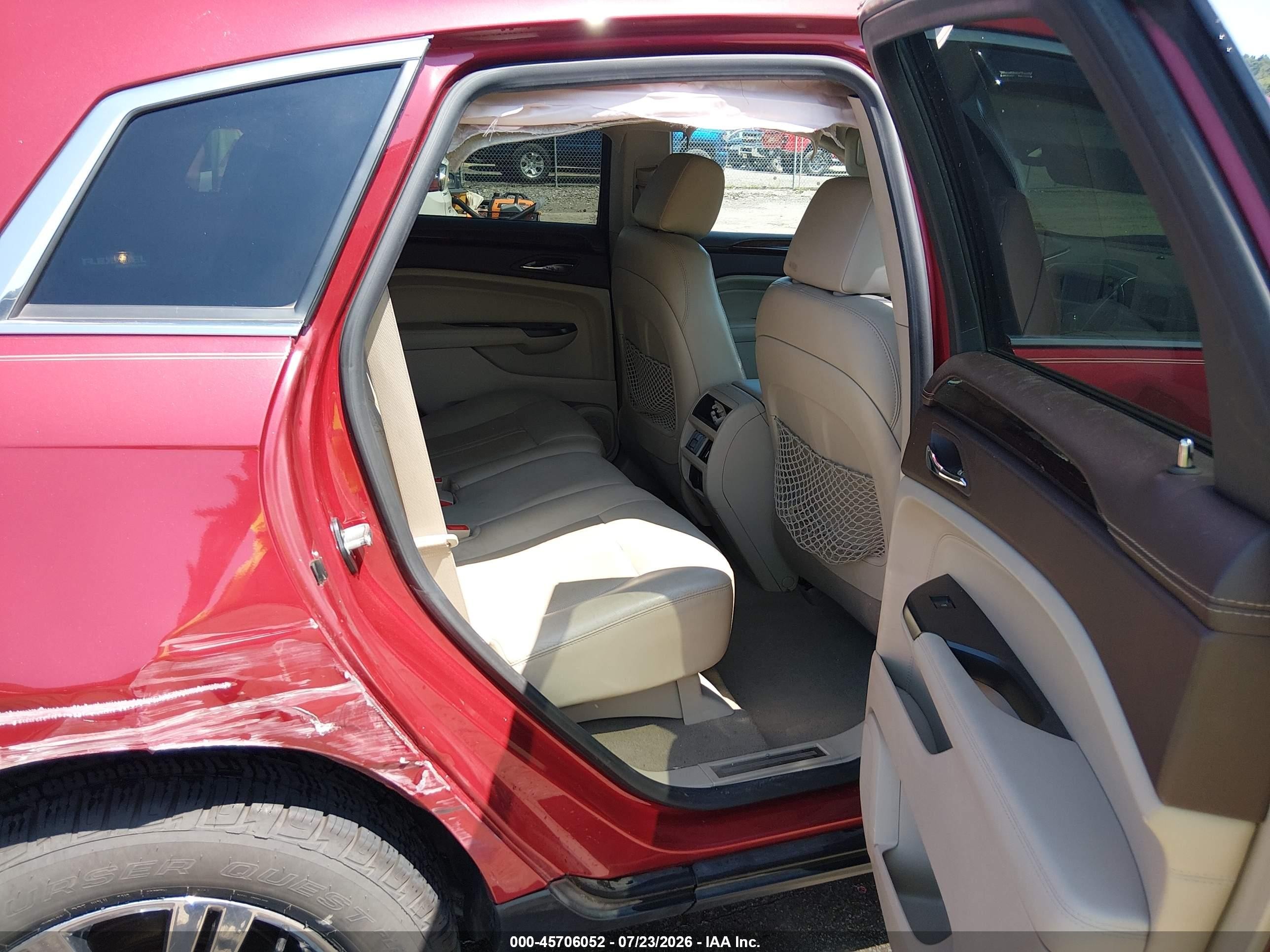 2012 Cadillac Srx Luxury Collection Red vin: 3GYFNDE31CS518129