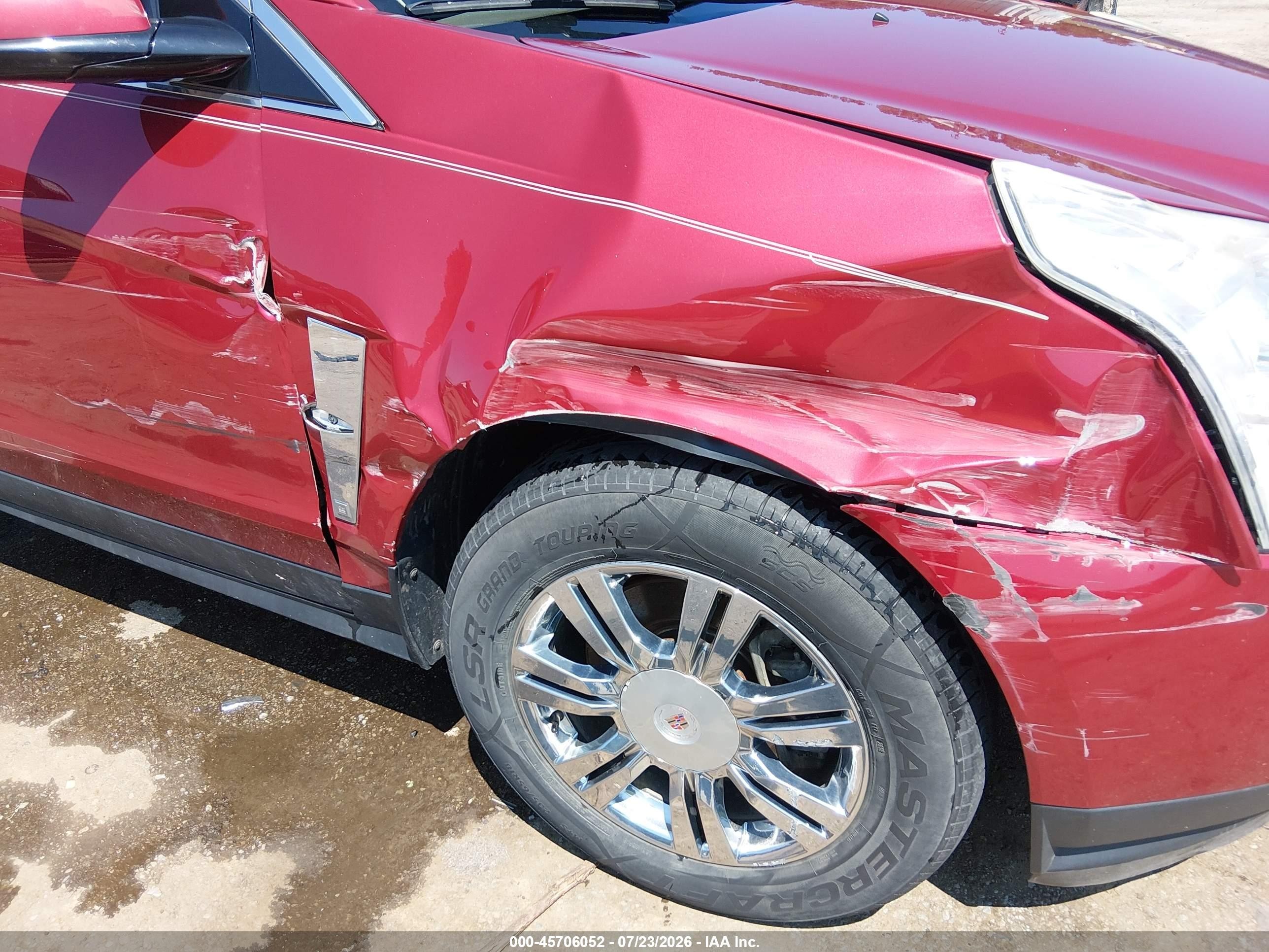 2012 Cadillac Srx Luxury Collection Red vin: 3GYFNDE31CS518129