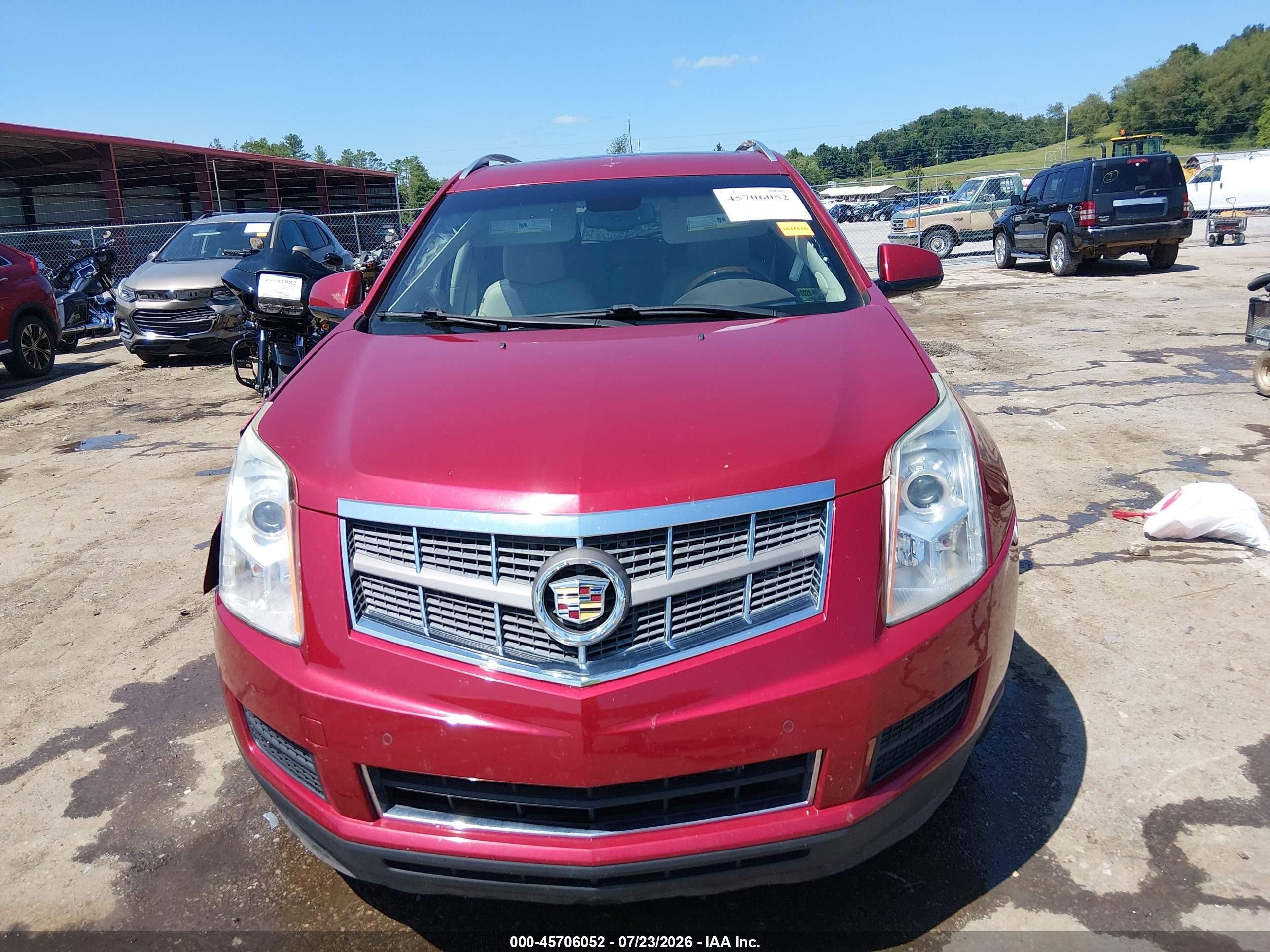 2012 Cadillac Srx Luxury Collection Red vin: 3GYFNDE31CS518129