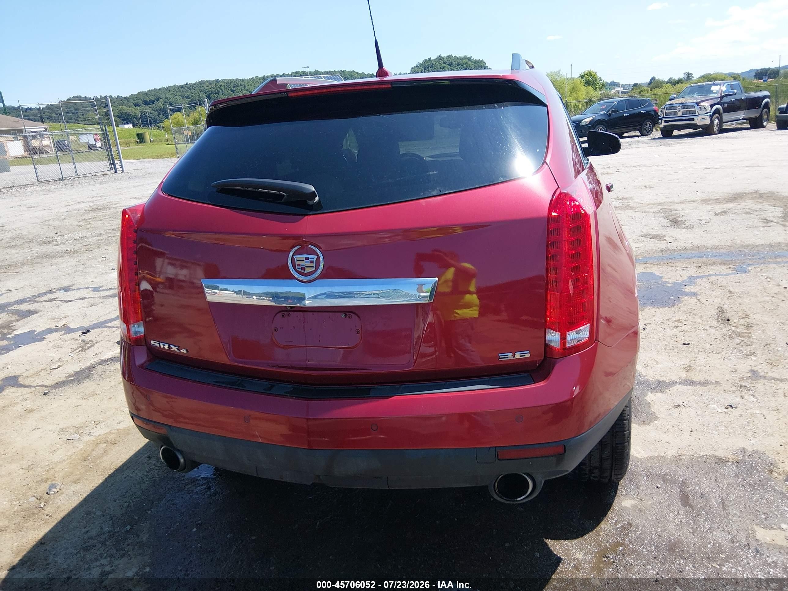 2012 Cadillac Srx Luxury Collection Red vin: 3GYFNDE31CS518129