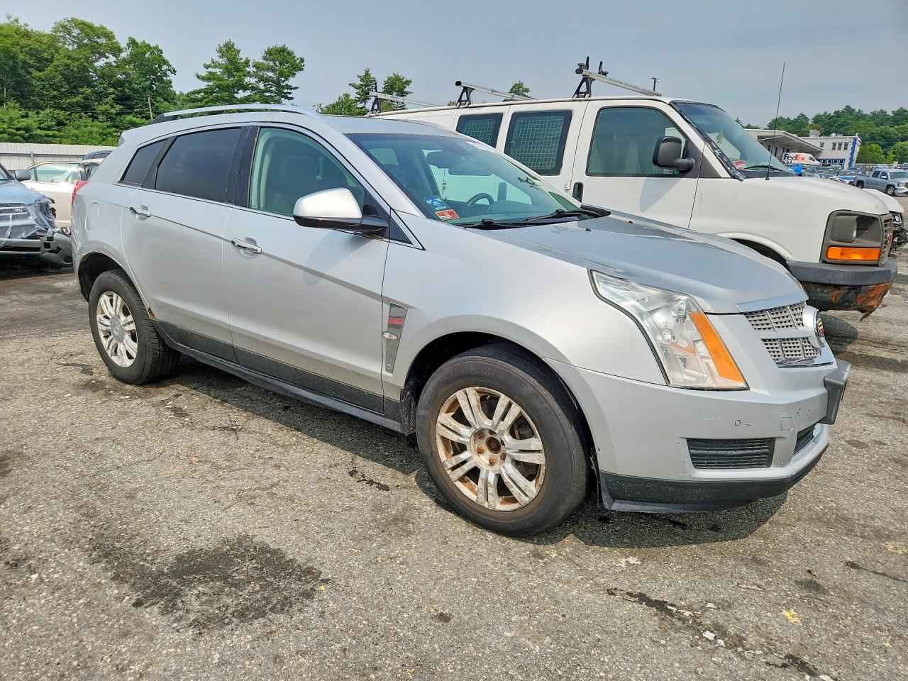 2012 Cadillac Srx Luxury Collection Silver vin: 3GYFNDE31CS594966