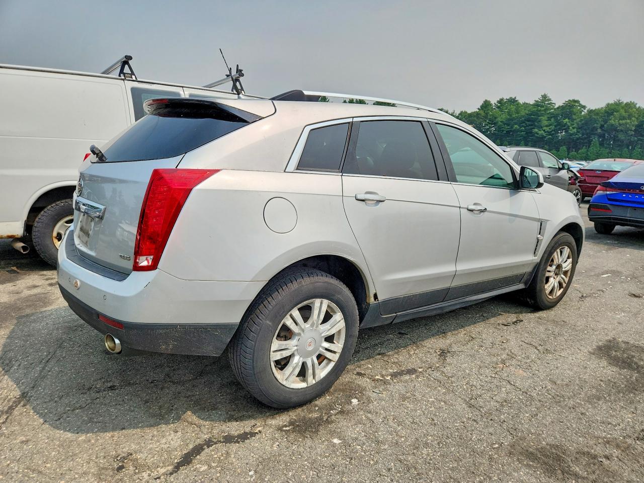 2012 Cadillac Srx Luxury Collection Silver vin: 3GYFNDE31CS594966