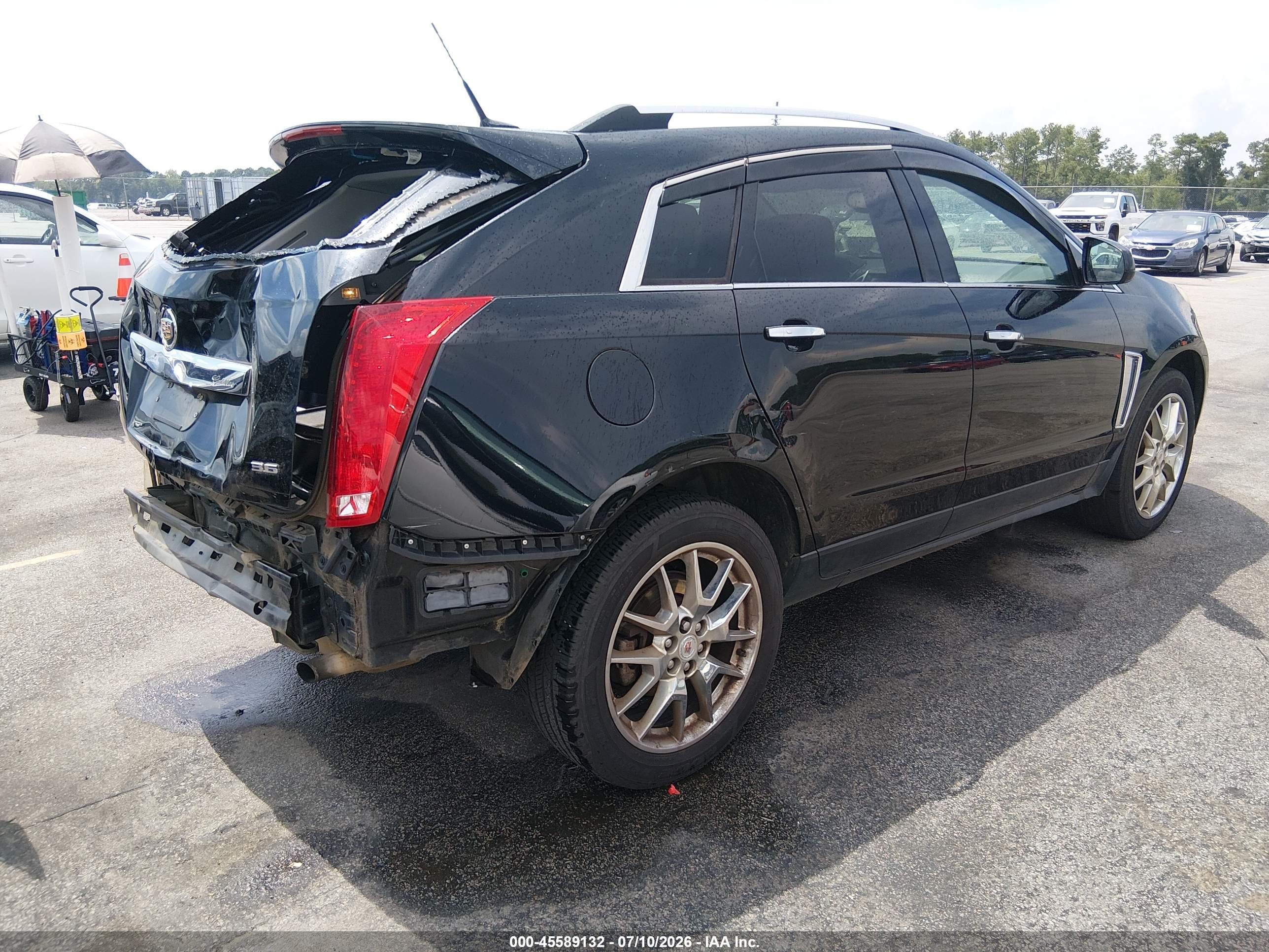 2013 Cadillac Srx Performance Collection Черный vin: 3GYFNDE31DS522781