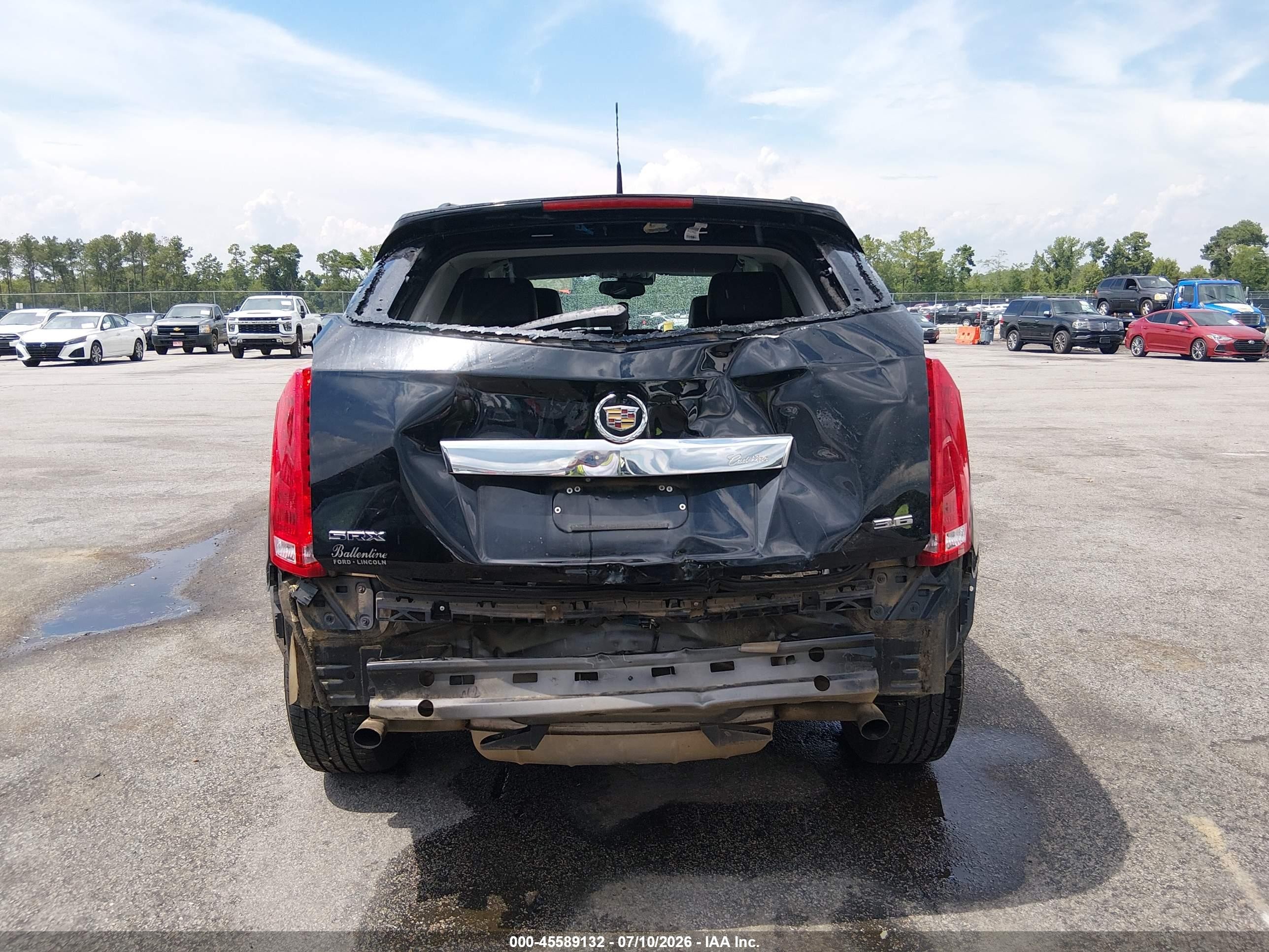 2013 Cadillac Srx Performance Collection Черный vin: 3GYFNDE31DS522781