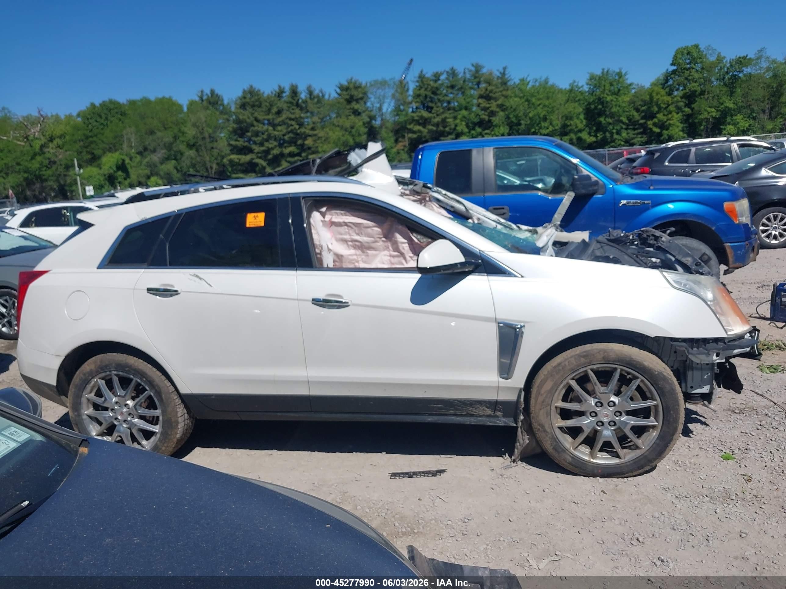 2013 Cadillac Srx Performance Collection White vin: 3GYFNDE31DS579322