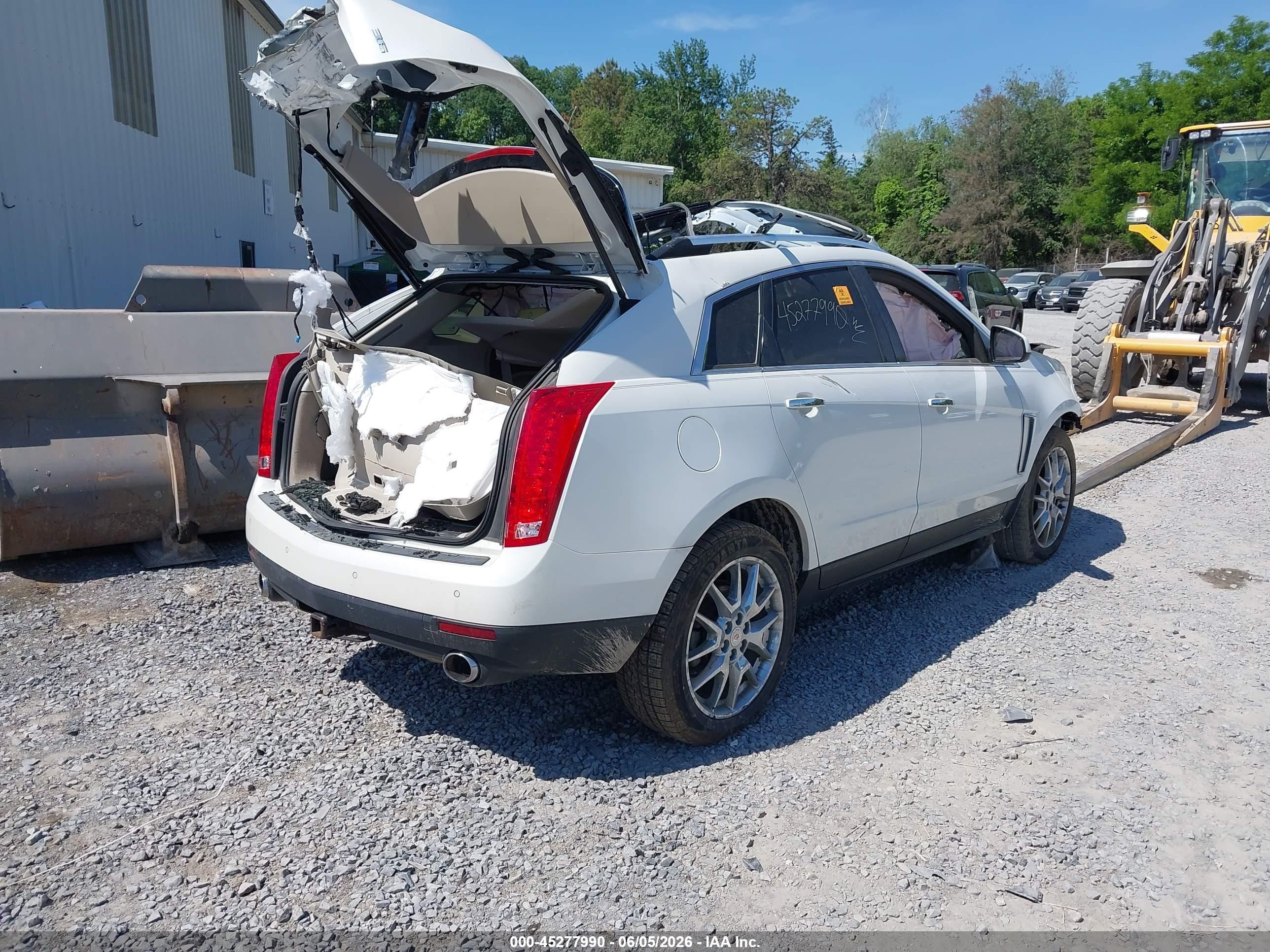 2013 Cadillac Srx Performance Collection White vin: 3GYFNDE31DS579322