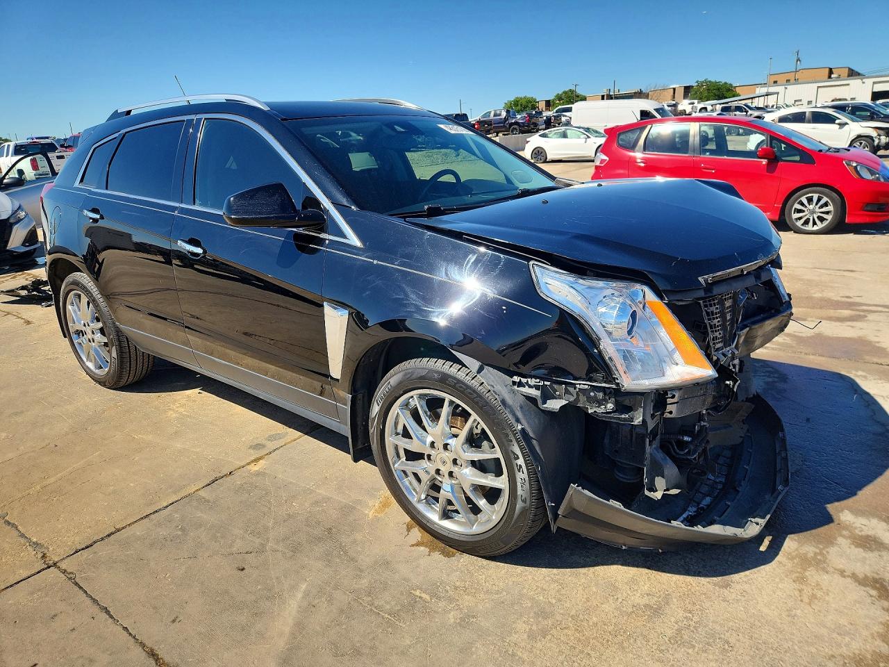 2014 Cadillac Srx Premium Collection Black vin: 3GYFNDE31ES522491