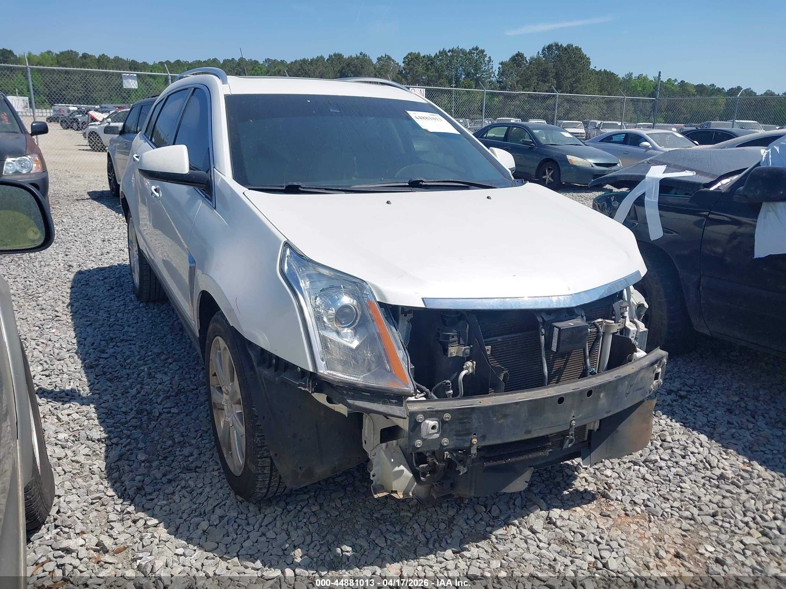 2014 Cadillac Srx Premium Collection White vin: 3GYFNDE31ES663058