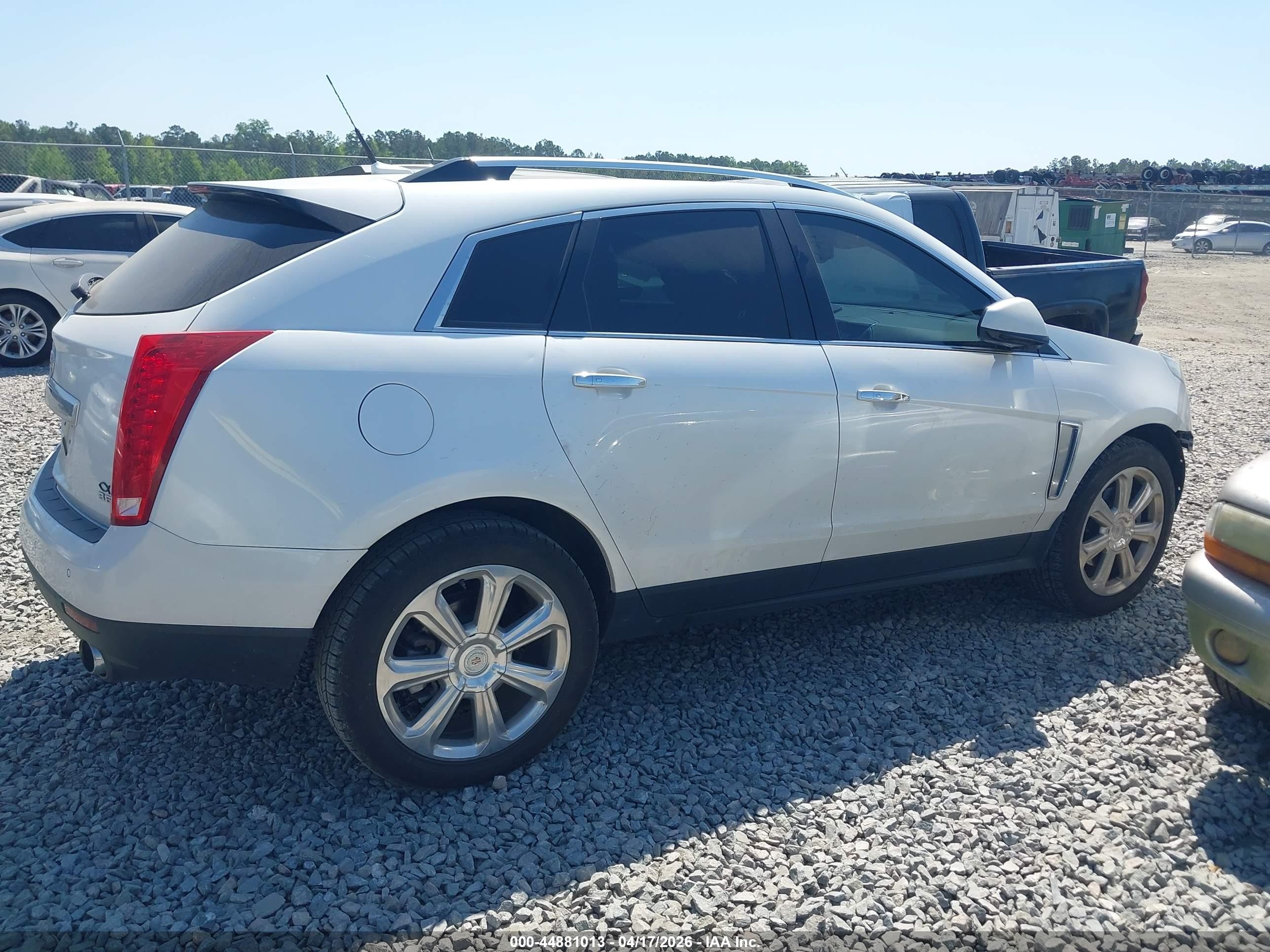 2014 Cadillac Srx Premium Collection White vin: 3GYFNDE31ES663058