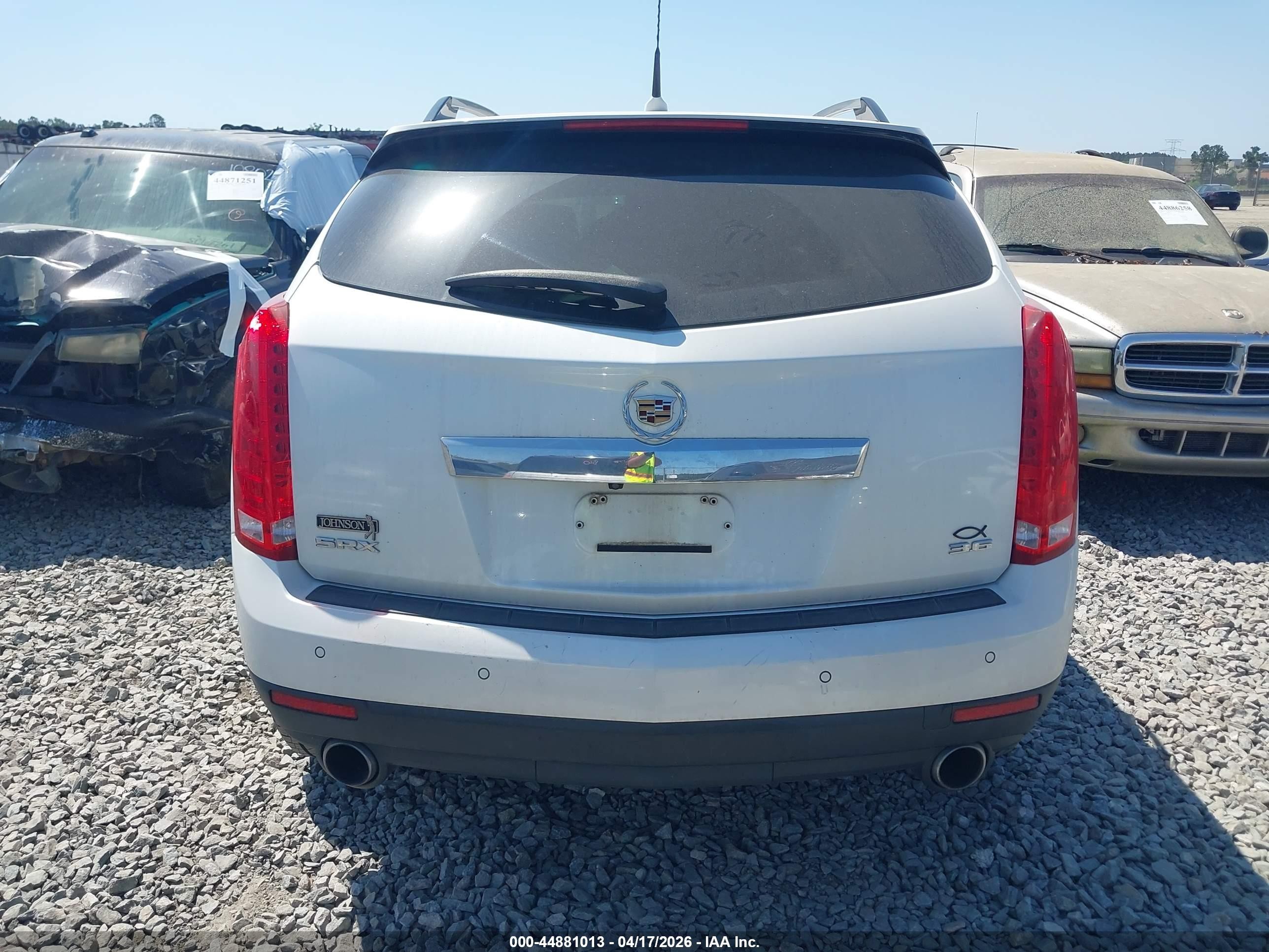 2014 Cadillac Srx Premium Collection White vin: 3GYFNDE31ES663058