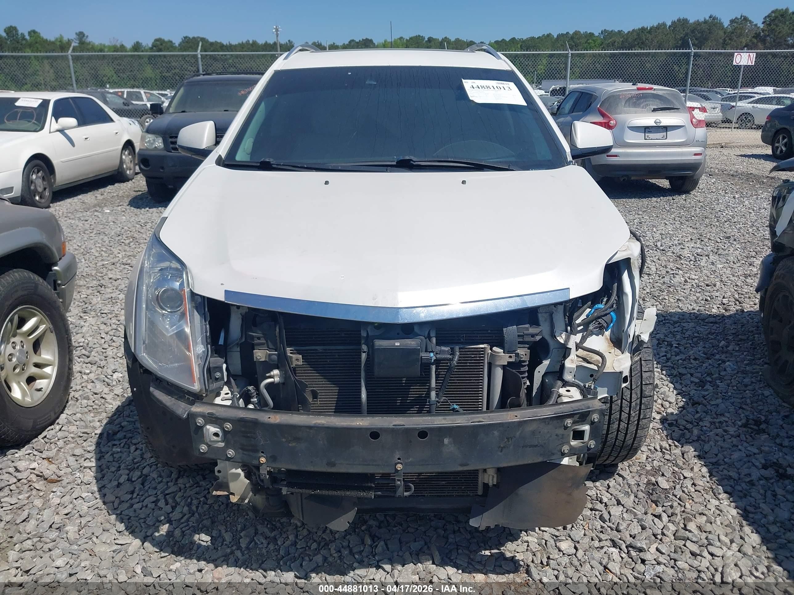 2014 Cadillac Srx Premium Collection White vin: 3GYFNDE31ES663058