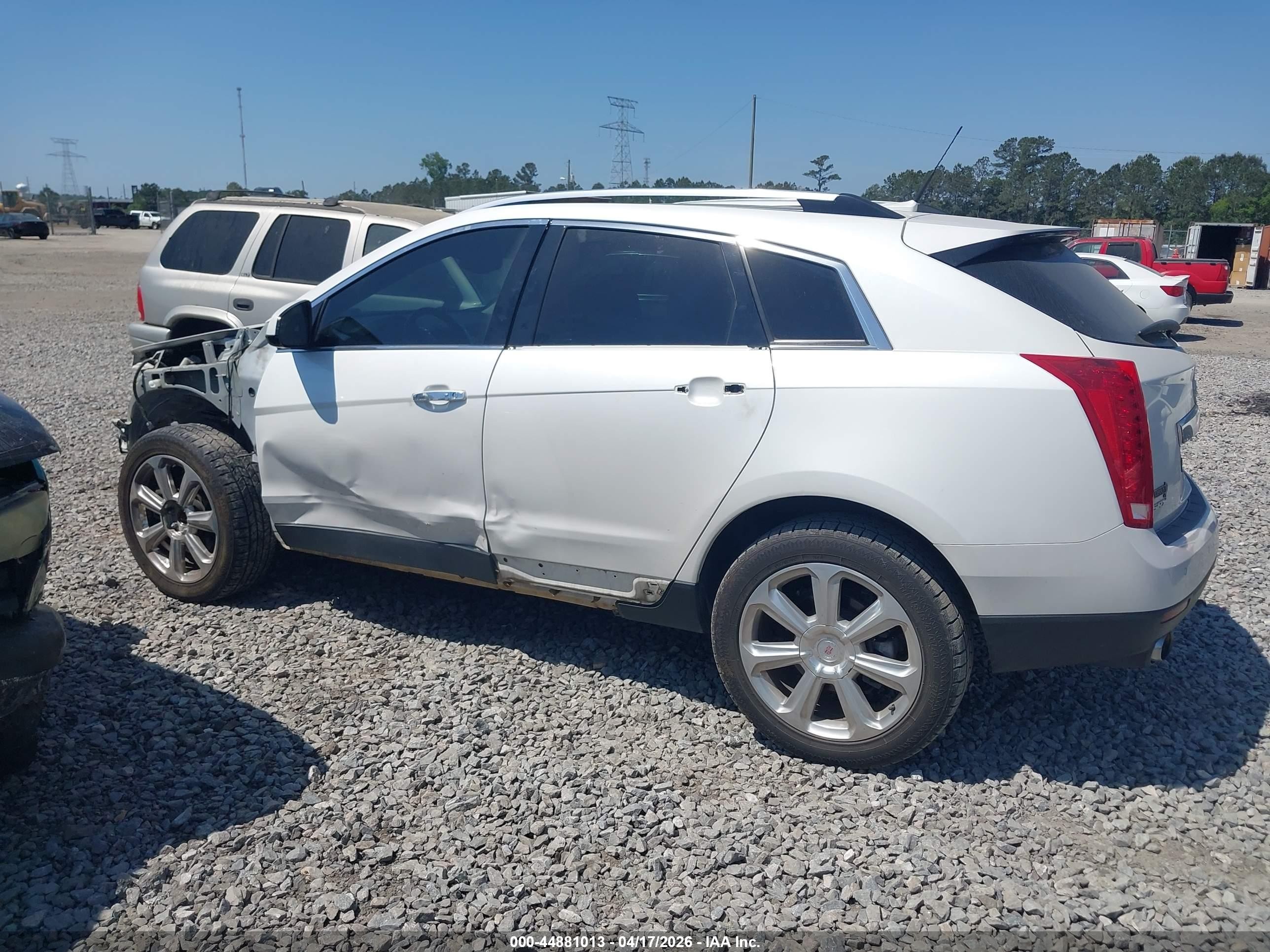 2014 Cadillac Srx Premium Collection White vin: 3GYFNDE31ES663058