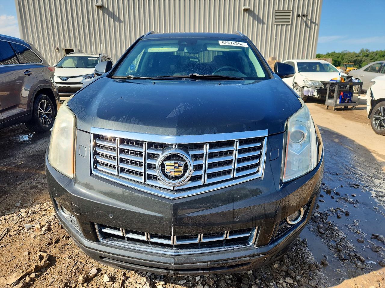 2014 Cadillac Srx Premium Collection Charcoal vin: 3GYFNDE31ES685173