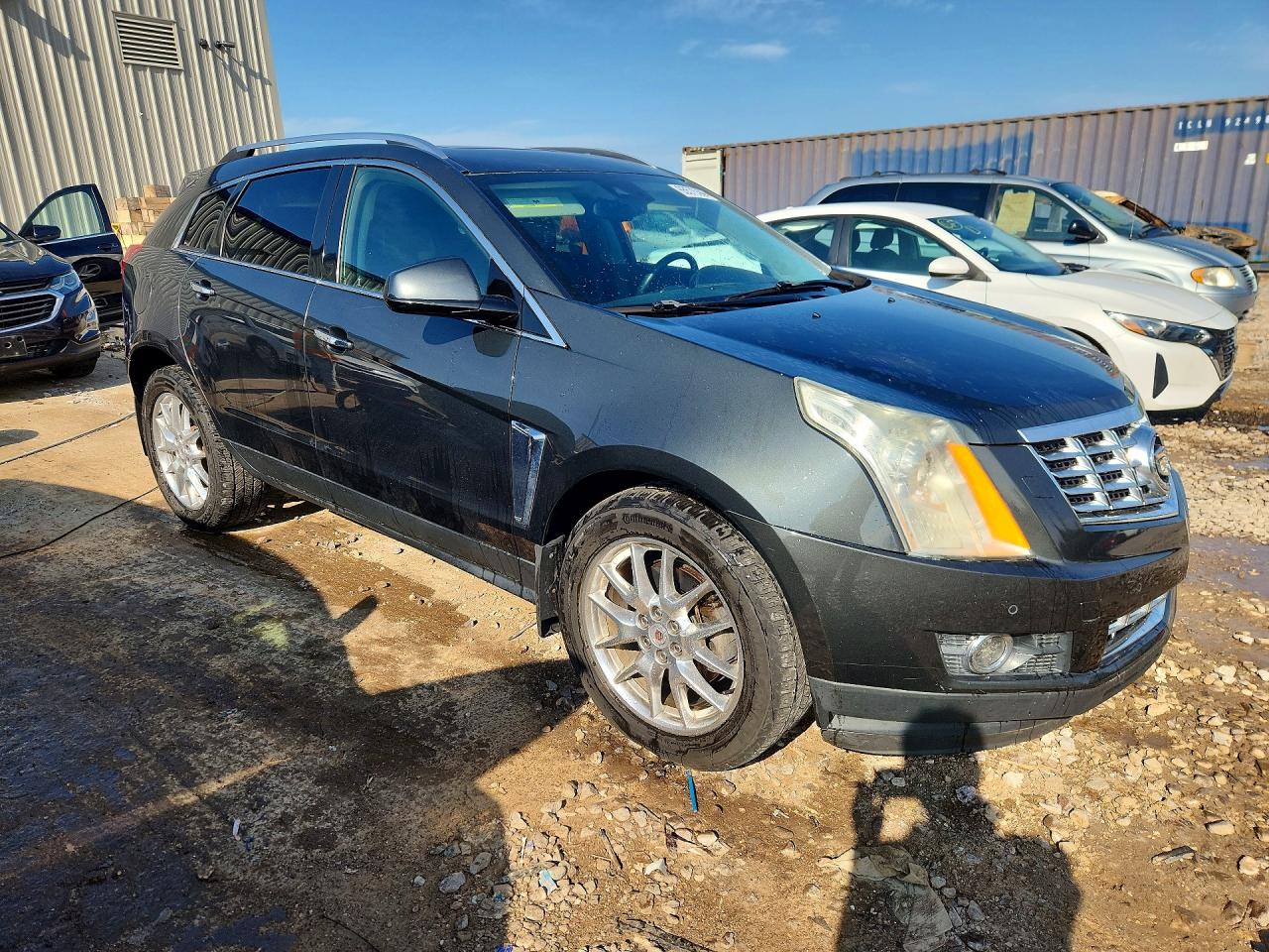 2014 Cadillac Srx Premium Collection Charcoal vin: 3GYFNDE31ES685173
