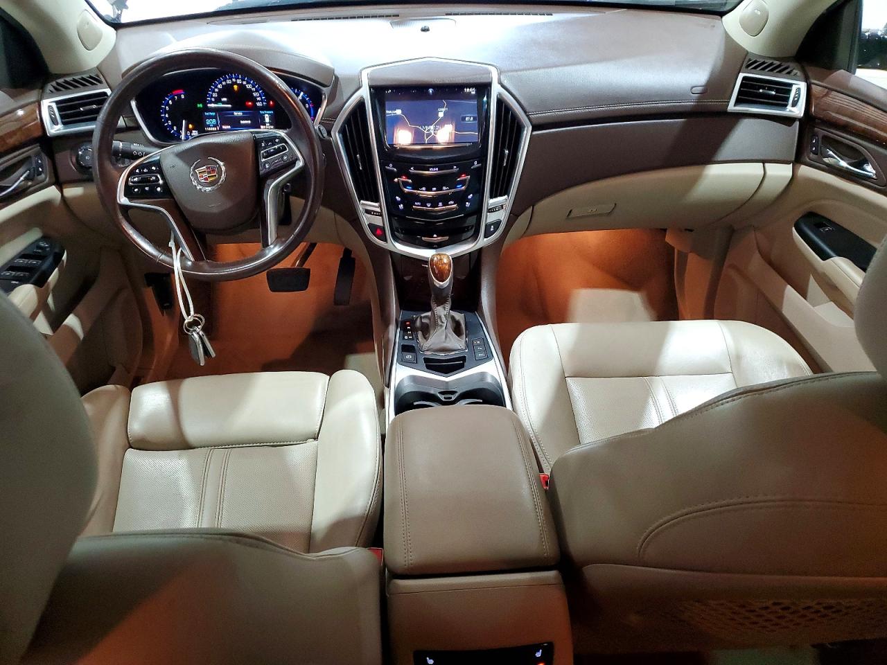 2015 Cadillac Srx Premium Collection Tan vin: 3GYFNDE31FS529085