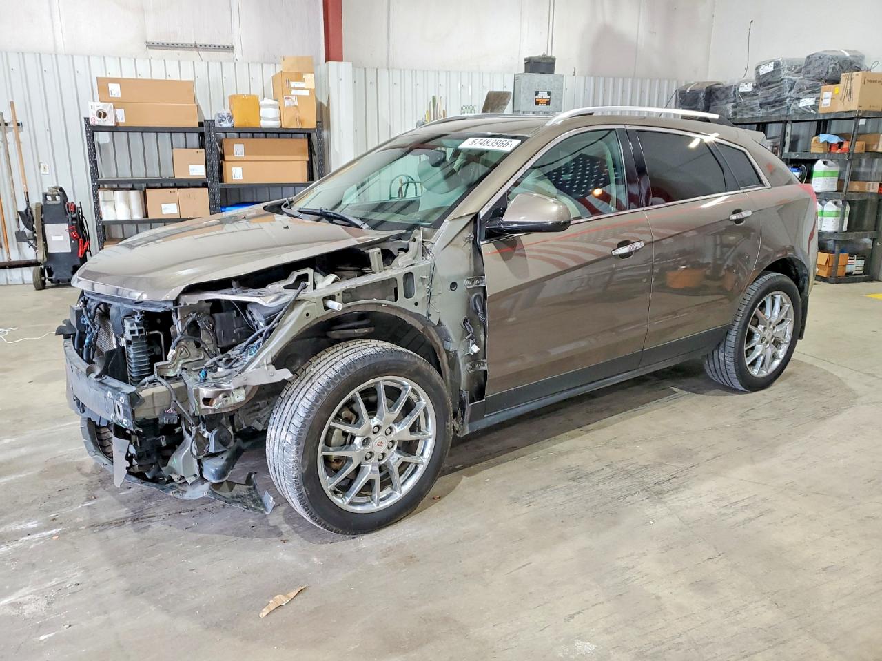 2015 Cadillac Srx Premium Collection Tan vin: 3GYFNDE31FS529085