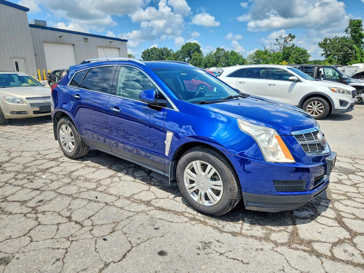 2012 Cadillac Srx Luxury Collection Blue vin: 3GYFNDE32CS609989