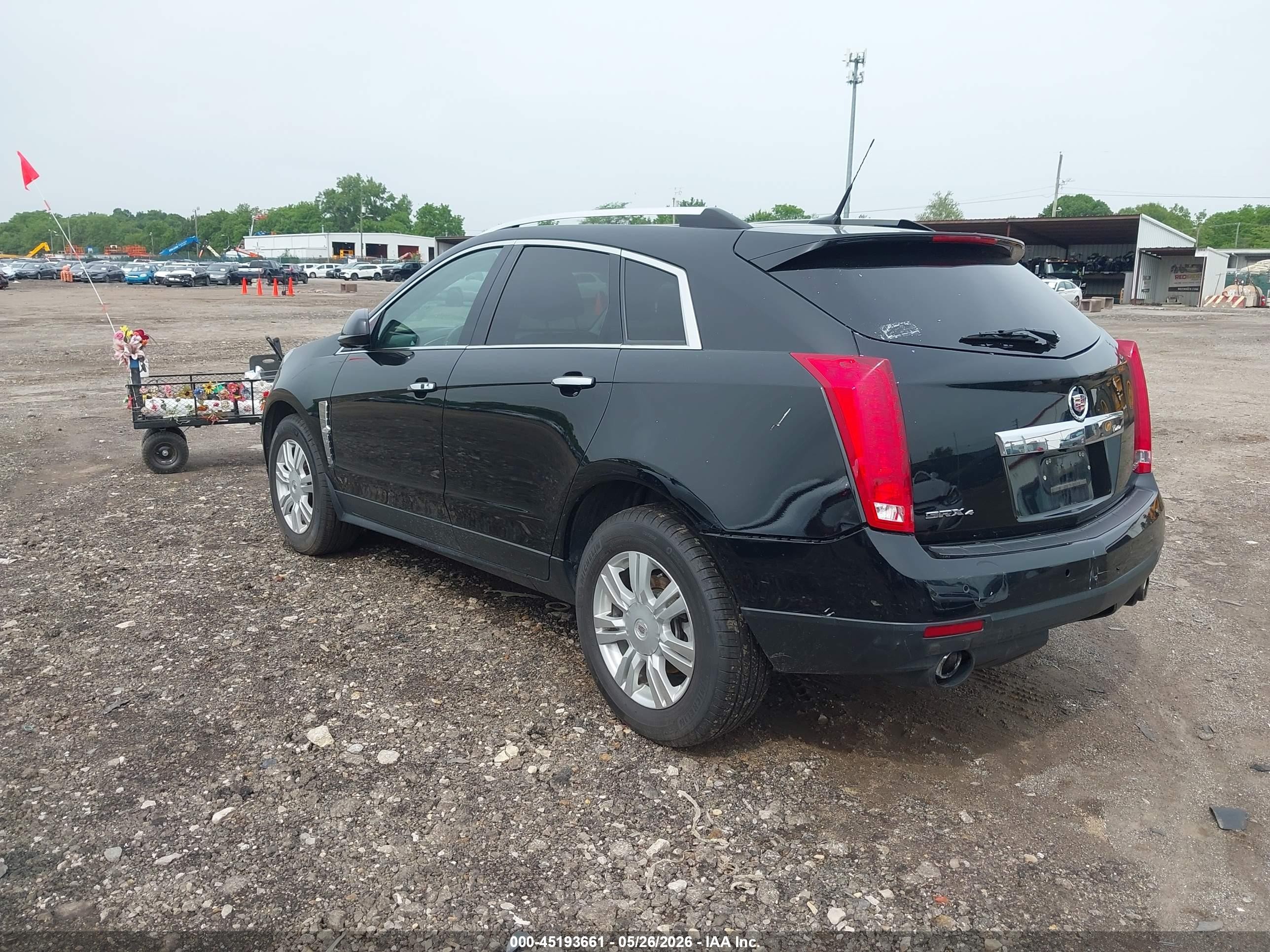 2012 Cadillac Srx Luxury Collection Black vin: 3GYFNDE32CS645147