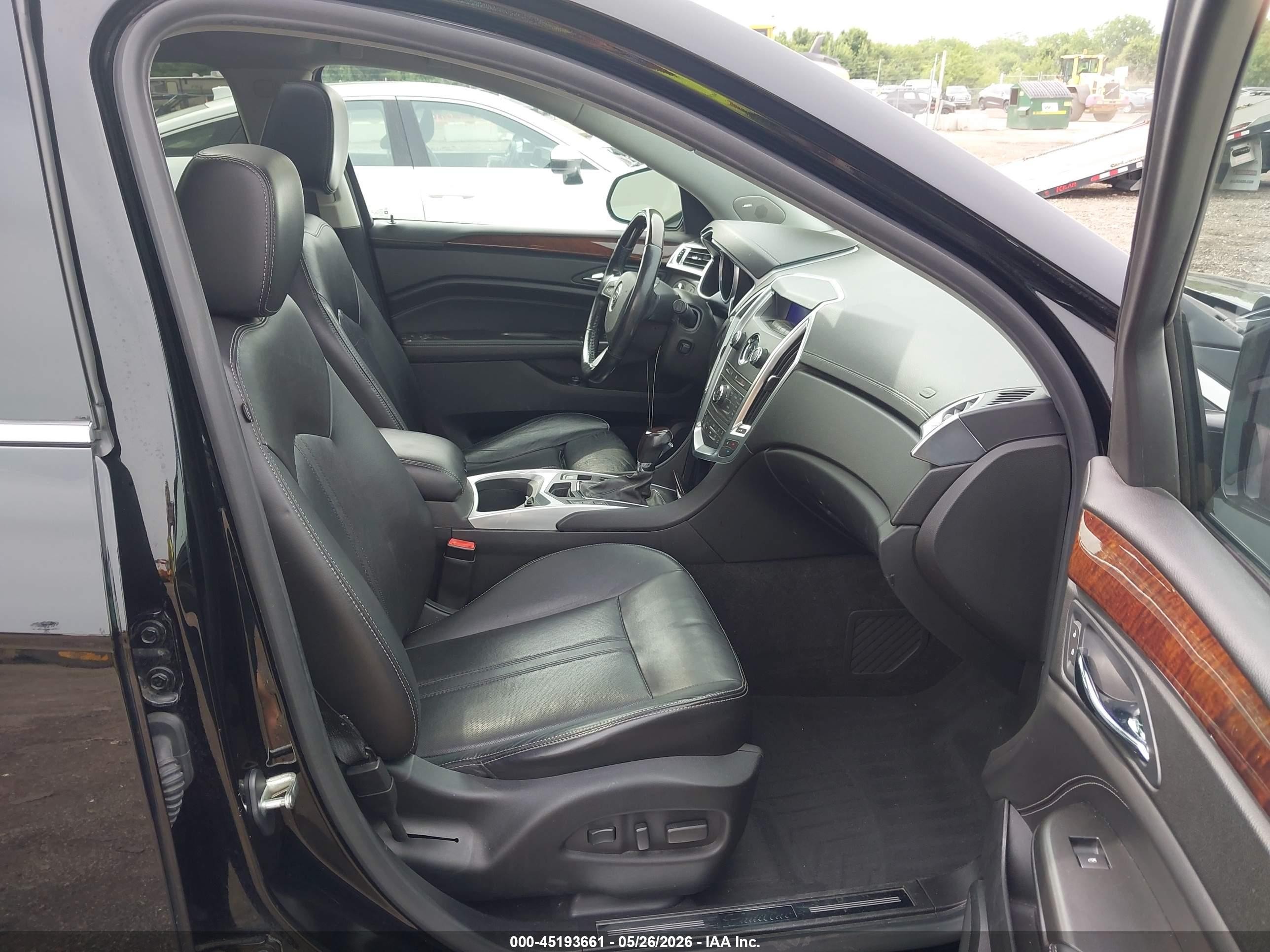 2012 Cadillac Srx Luxury Collection Black vin: 3GYFNDE32CS645147