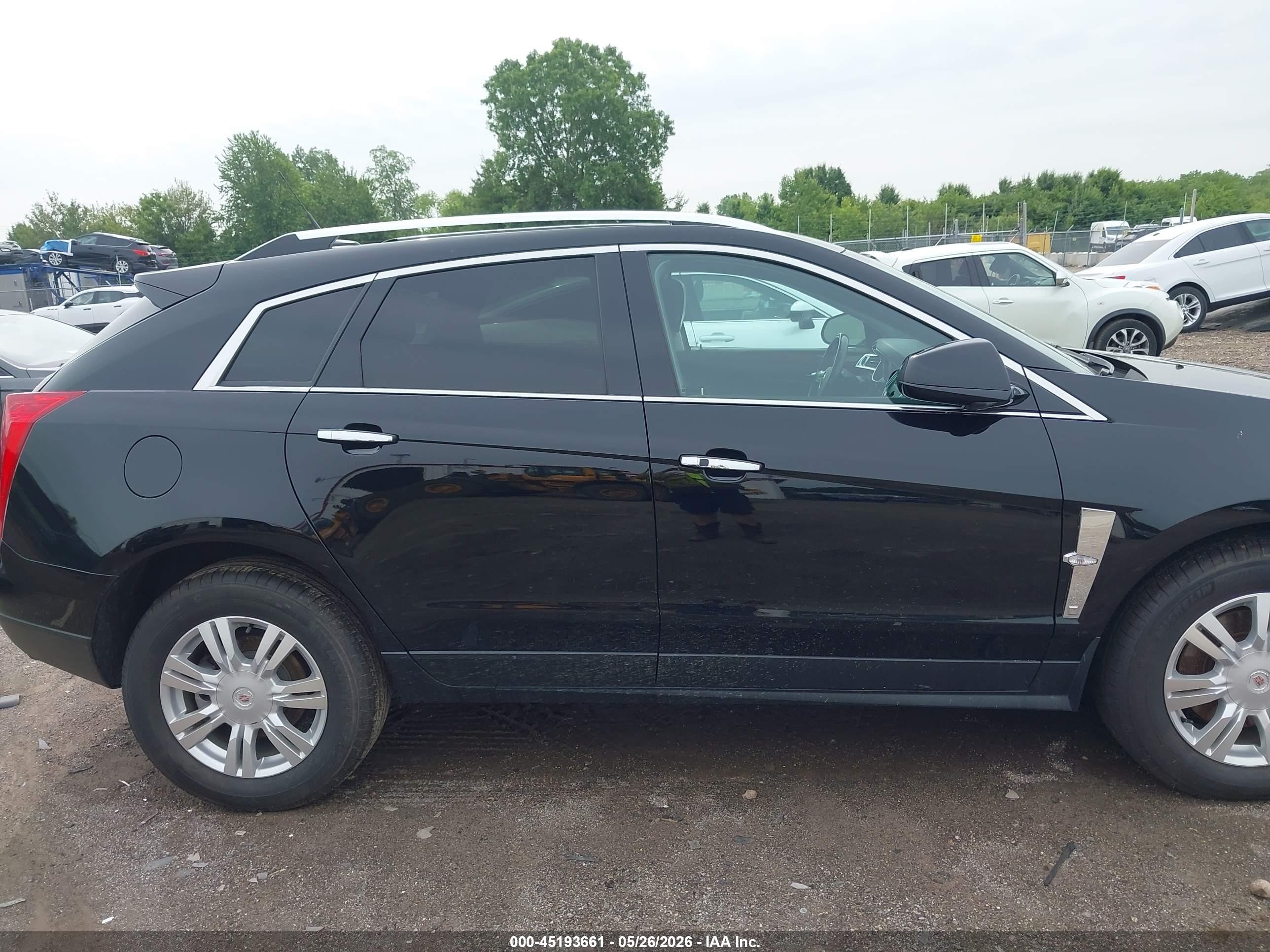 2012 Cadillac Srx Luxury Collection Black vin: 3GYFNDE32CS645147
