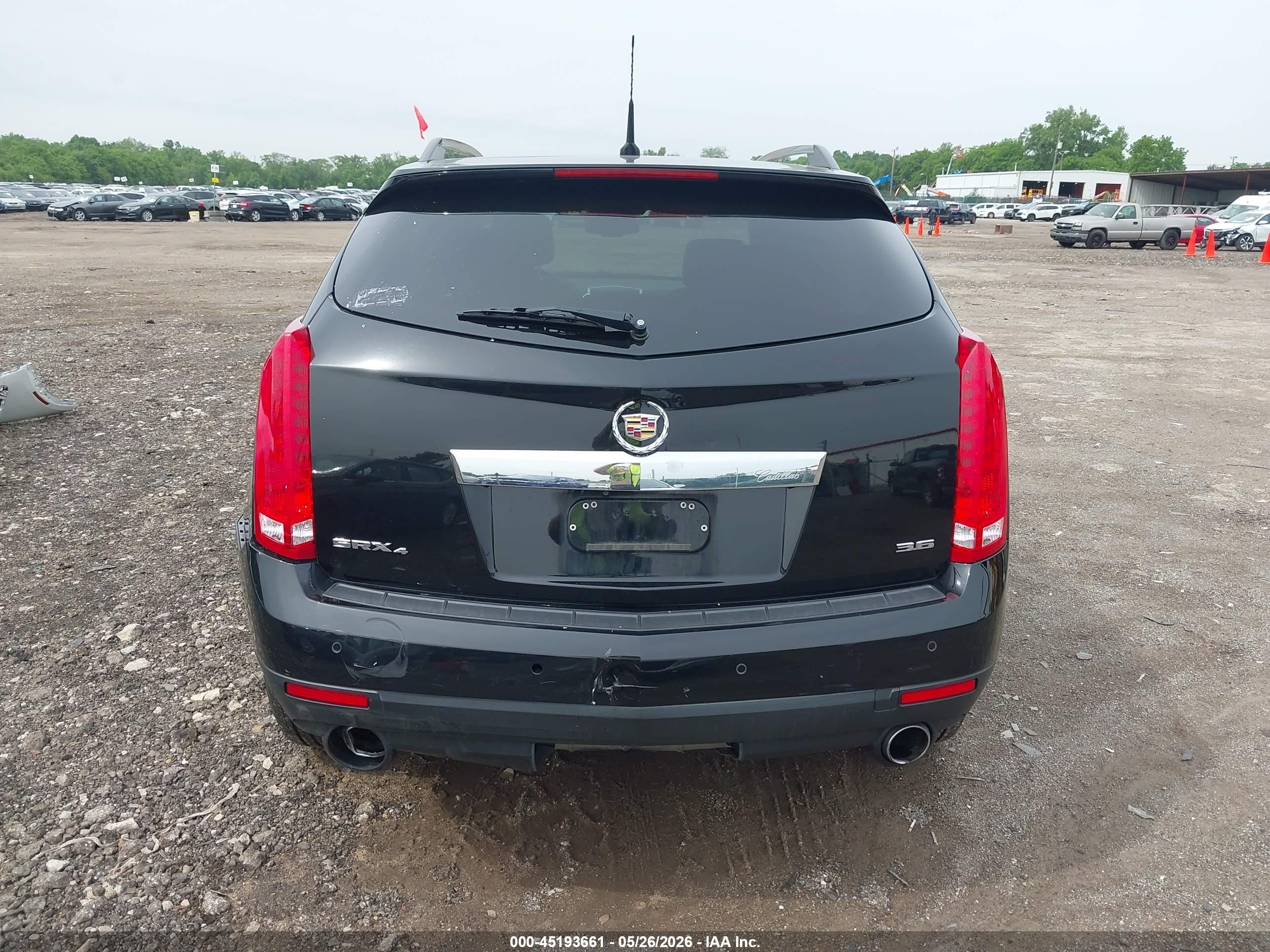 2012 Cadillac Srx Luxury Collection Black vin: 3GYFNDE32CS645147
