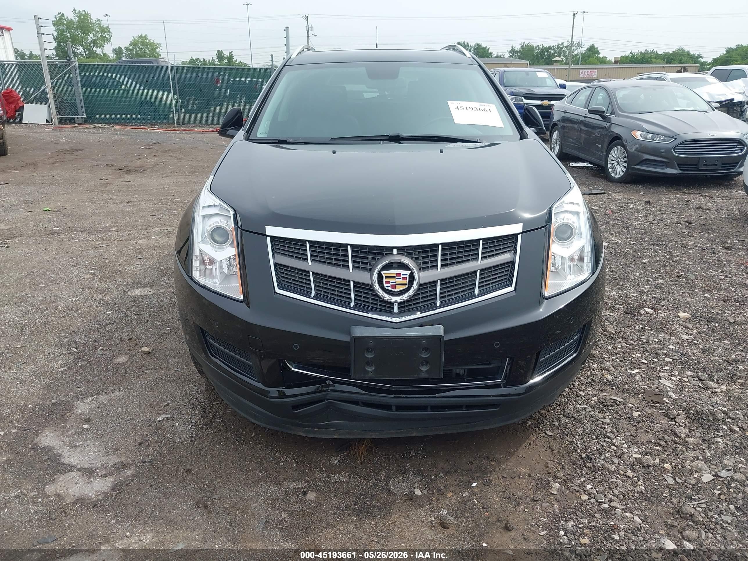 2012 Cadillac Srx Luxury Collection Black vin: 3GYFNDE32CS645147