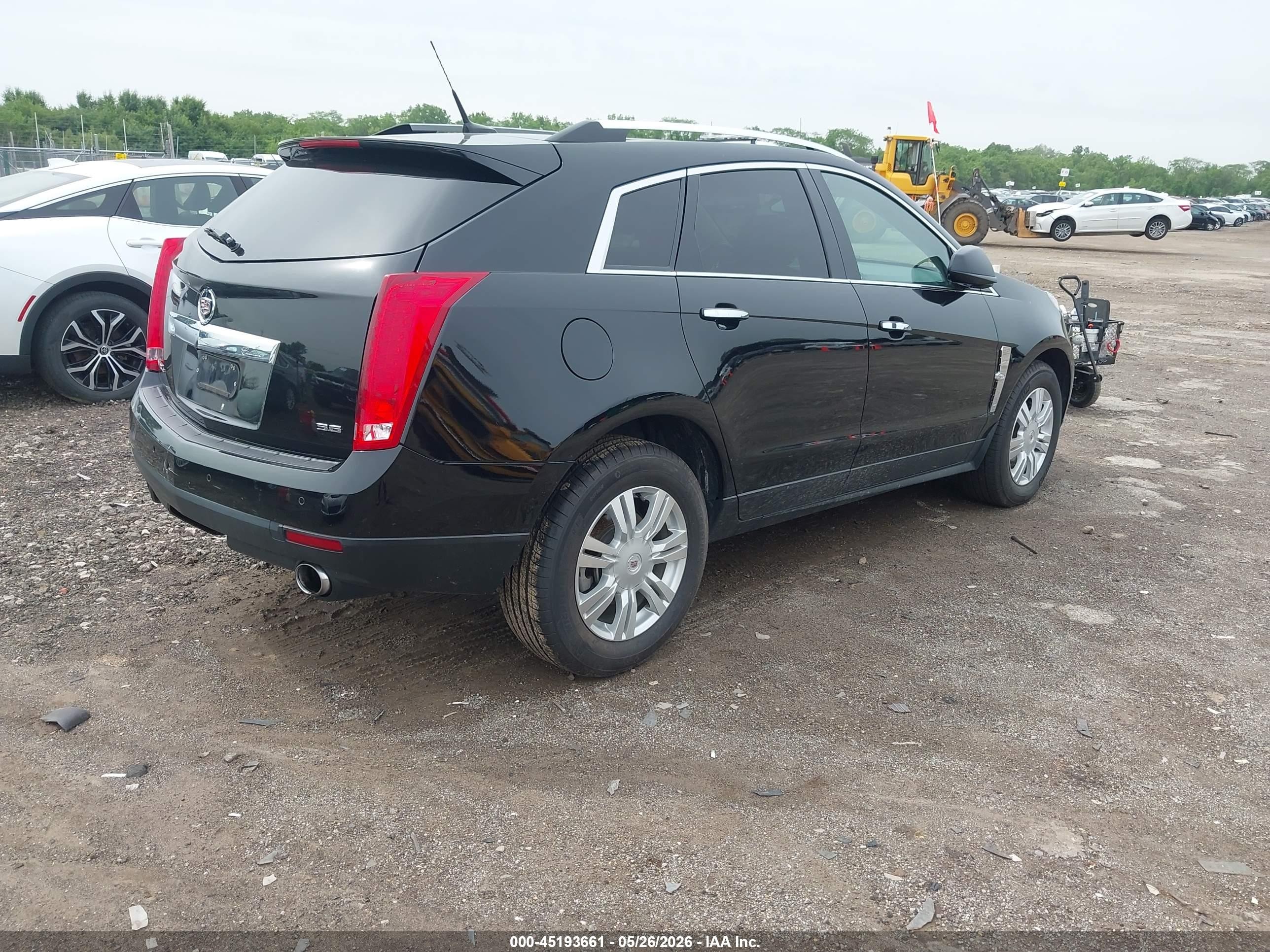2012 Cadillac Srx Luxury Collection Black vin: 3GYFNDE32CS645147