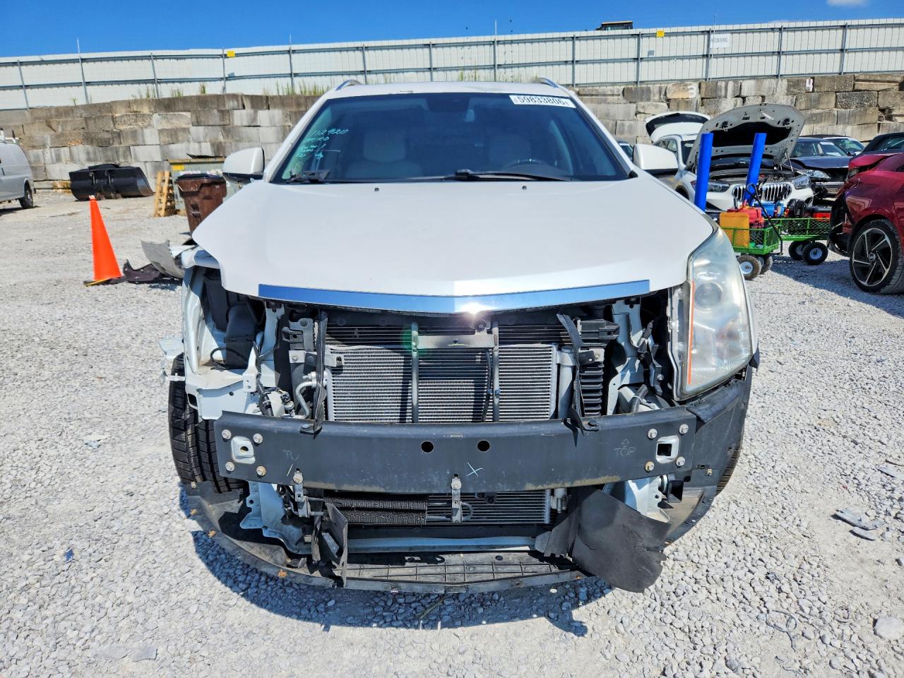 2012 Cadillac Srx Luxury Collection White vin: 3GYFNDE32CS655192