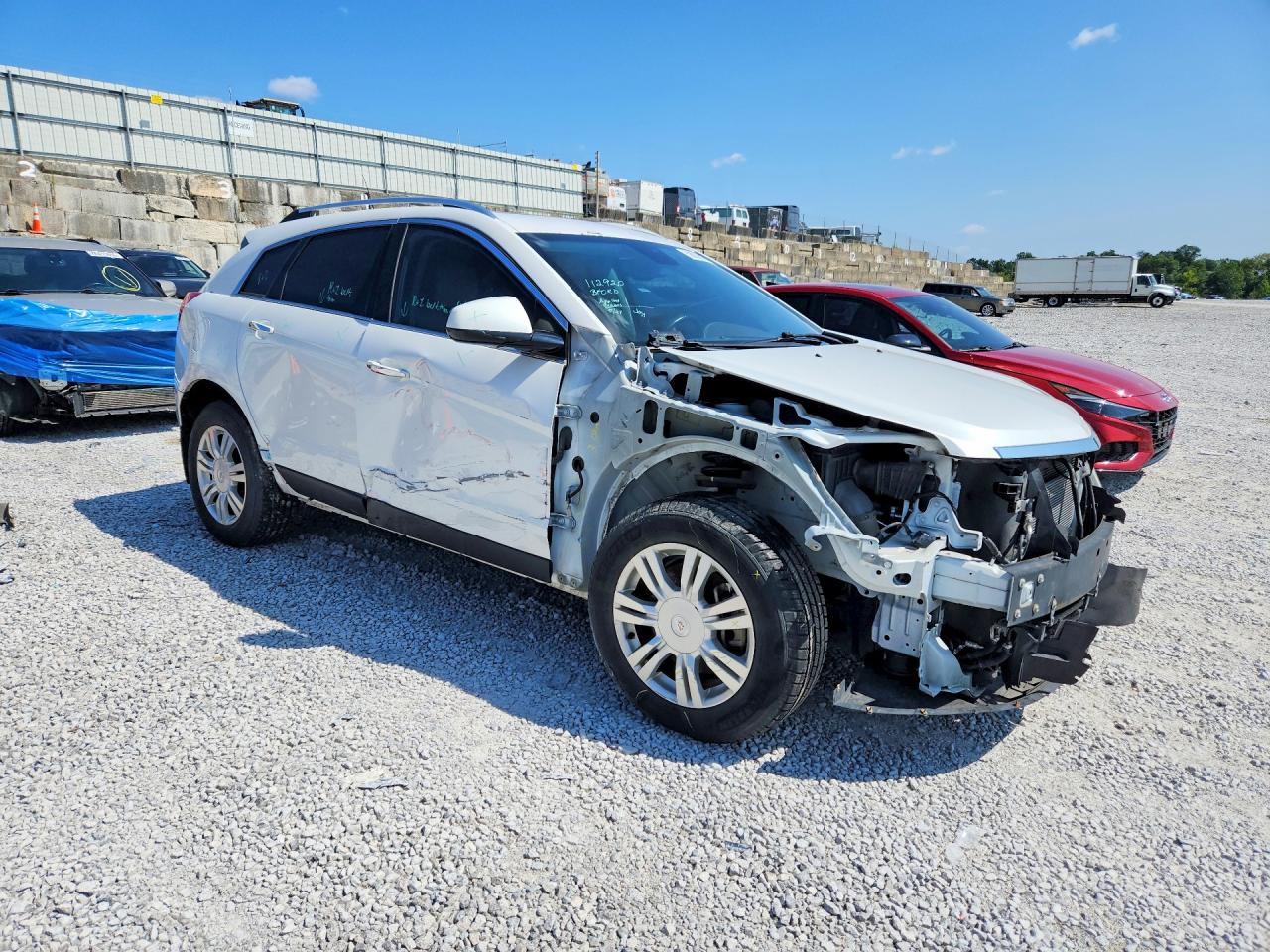 2012 Cadillac Srx Luxury Collection White vin: 3GYFNDE32CS655192