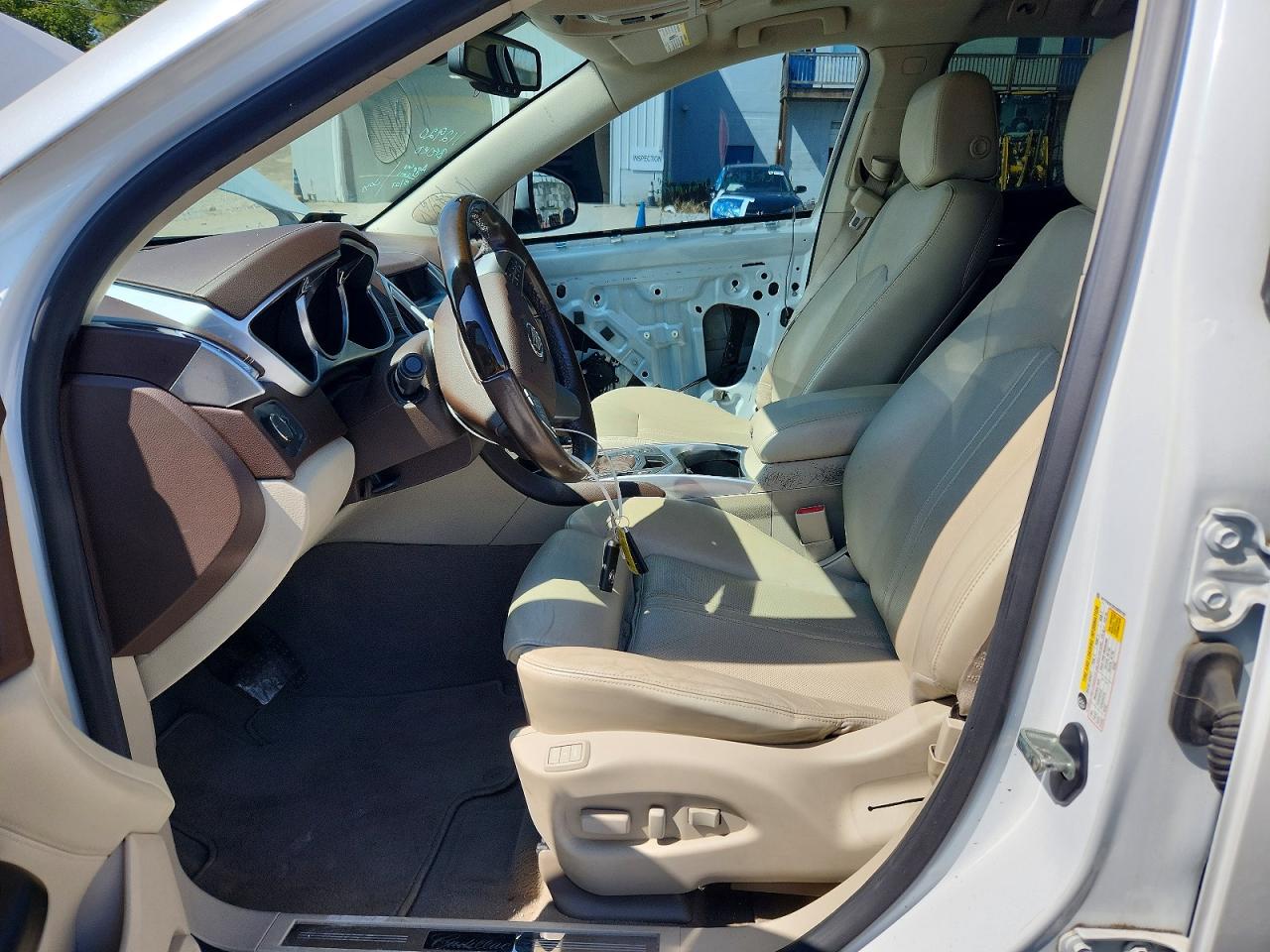 2012 Cadillac Srx Luxury Collection White vin: 3GYFNDE32CS655192