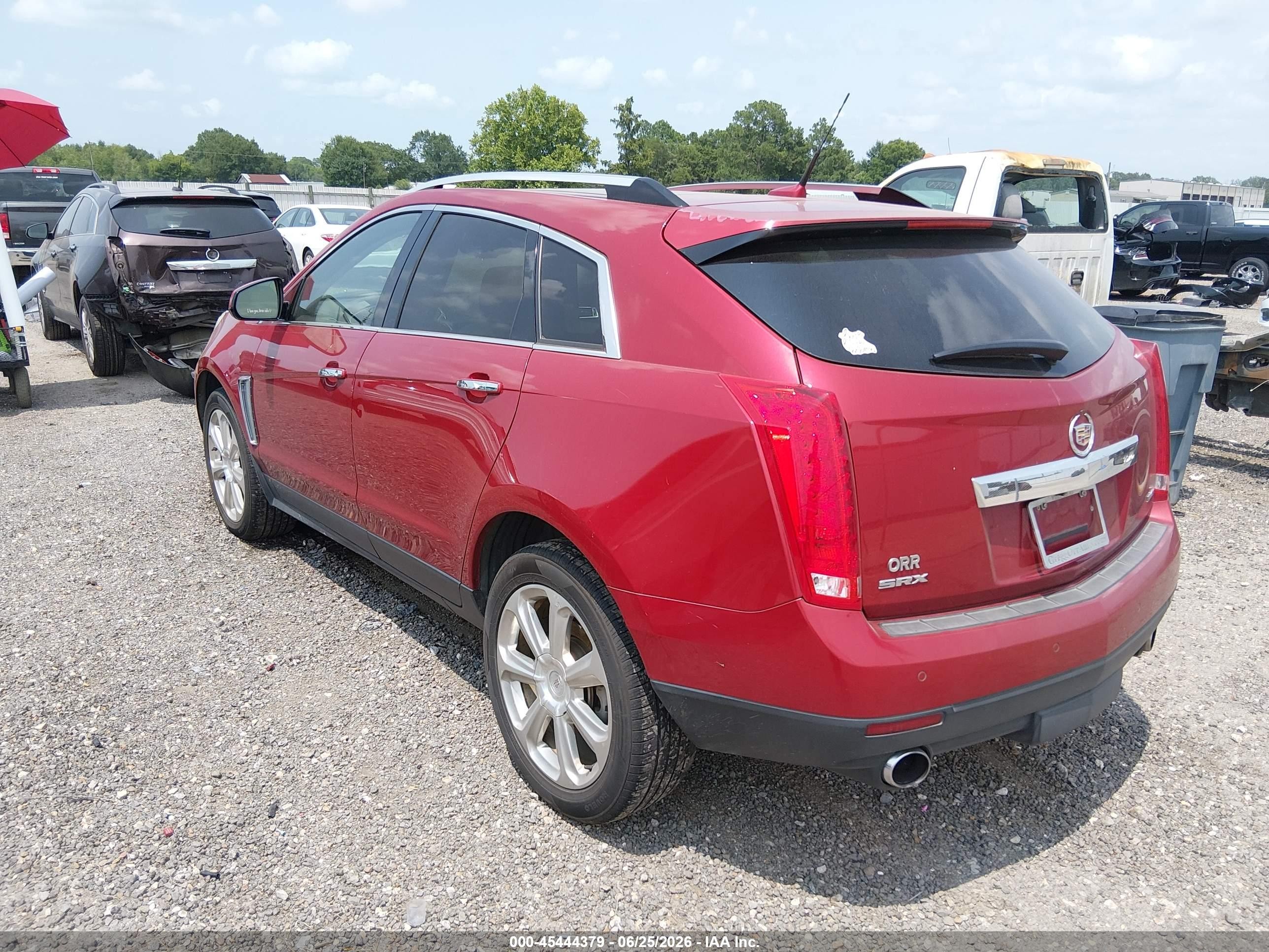 2013 Cadillac Srx Performance Collection Red vin: 3GYFNDE32DS582407