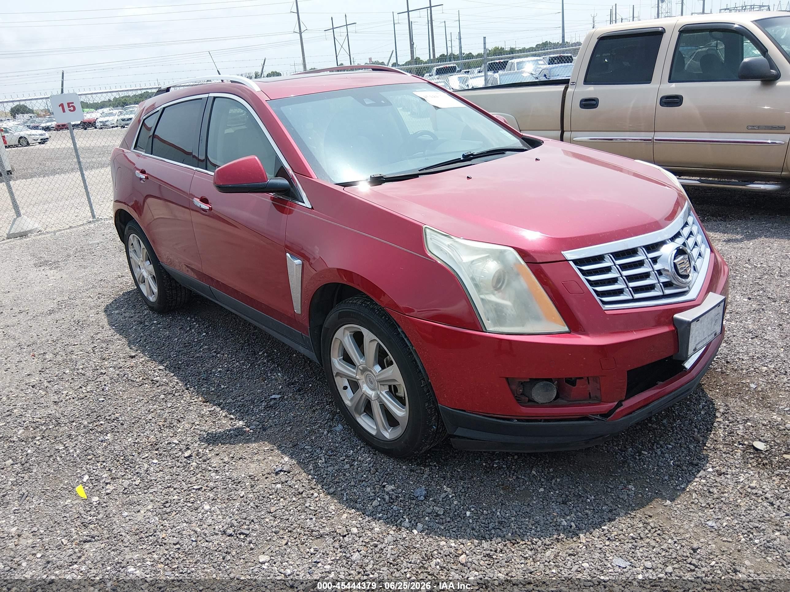 2013 Cadillac Srx Performance Collection Red vin: 3GYFNDE32DS582407