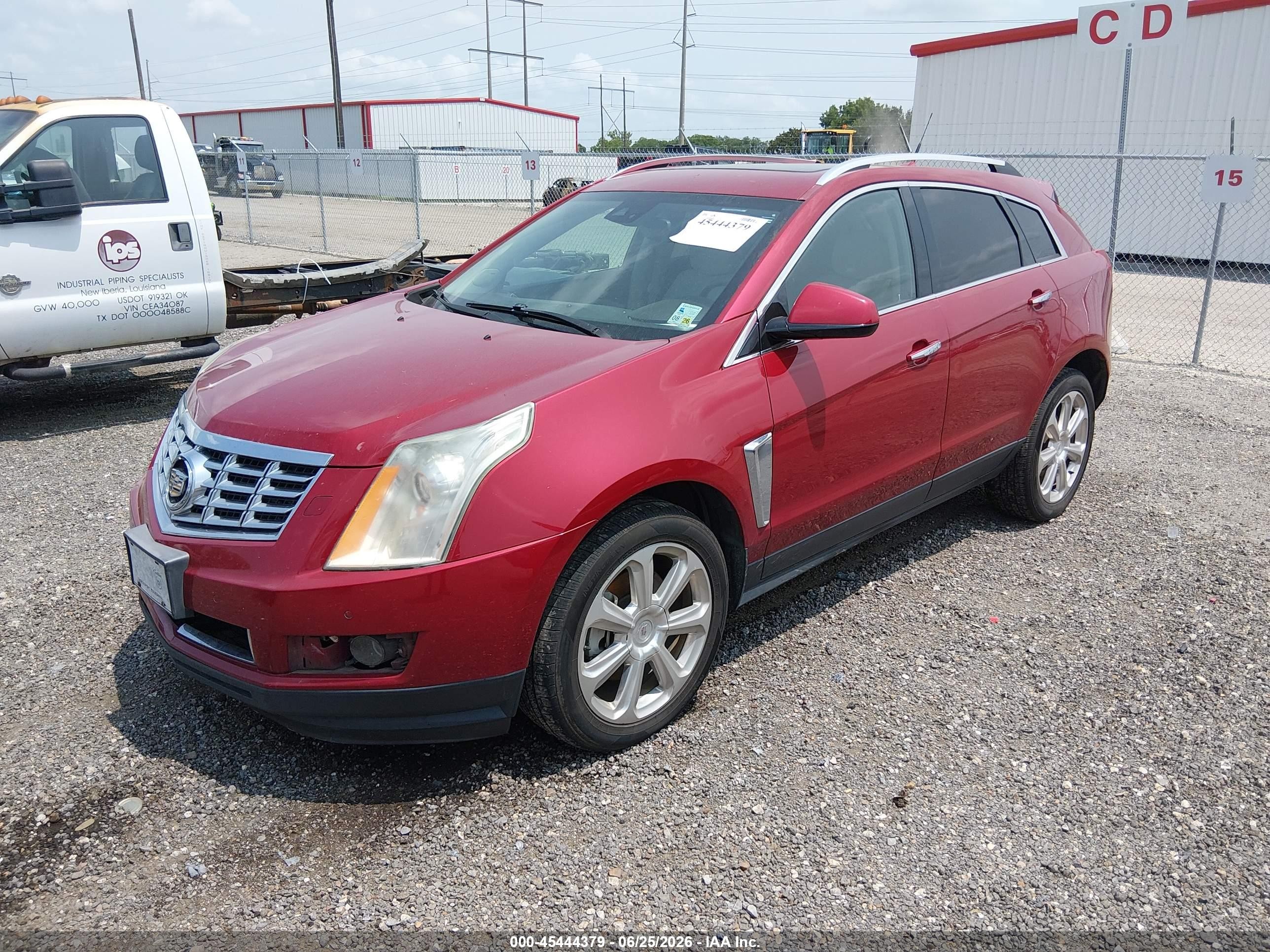 2013 Cadillac Srx Performance Collection Red vin: 3GYFNDE32DS582407
