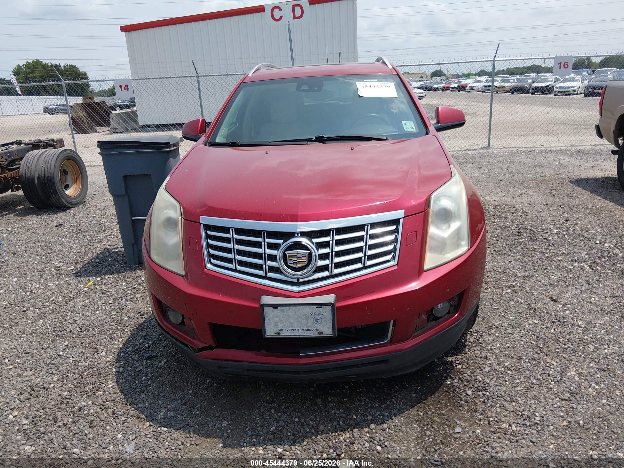 2013 Cadillac Srx Performance Collection Red vin: 3GYFNDE32DS582407
