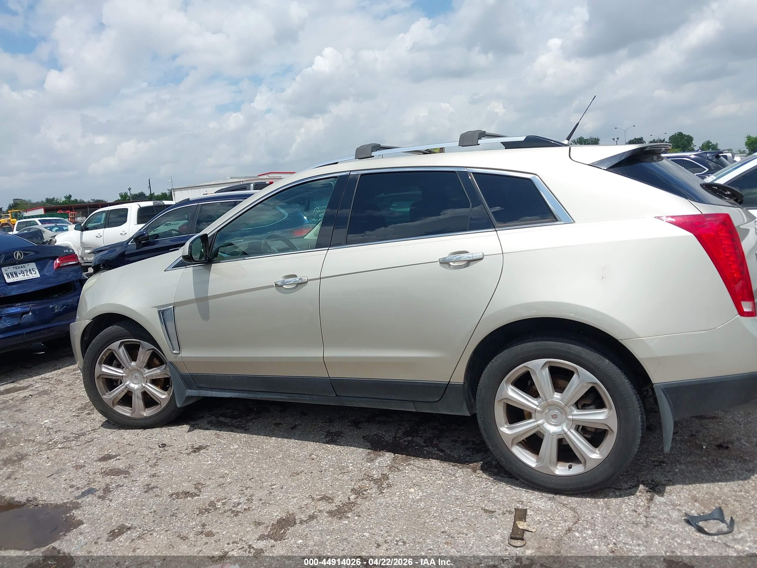 2013 Cadillac Srx Performance Collection Champagne vin: 3GYFNDE32DS583556