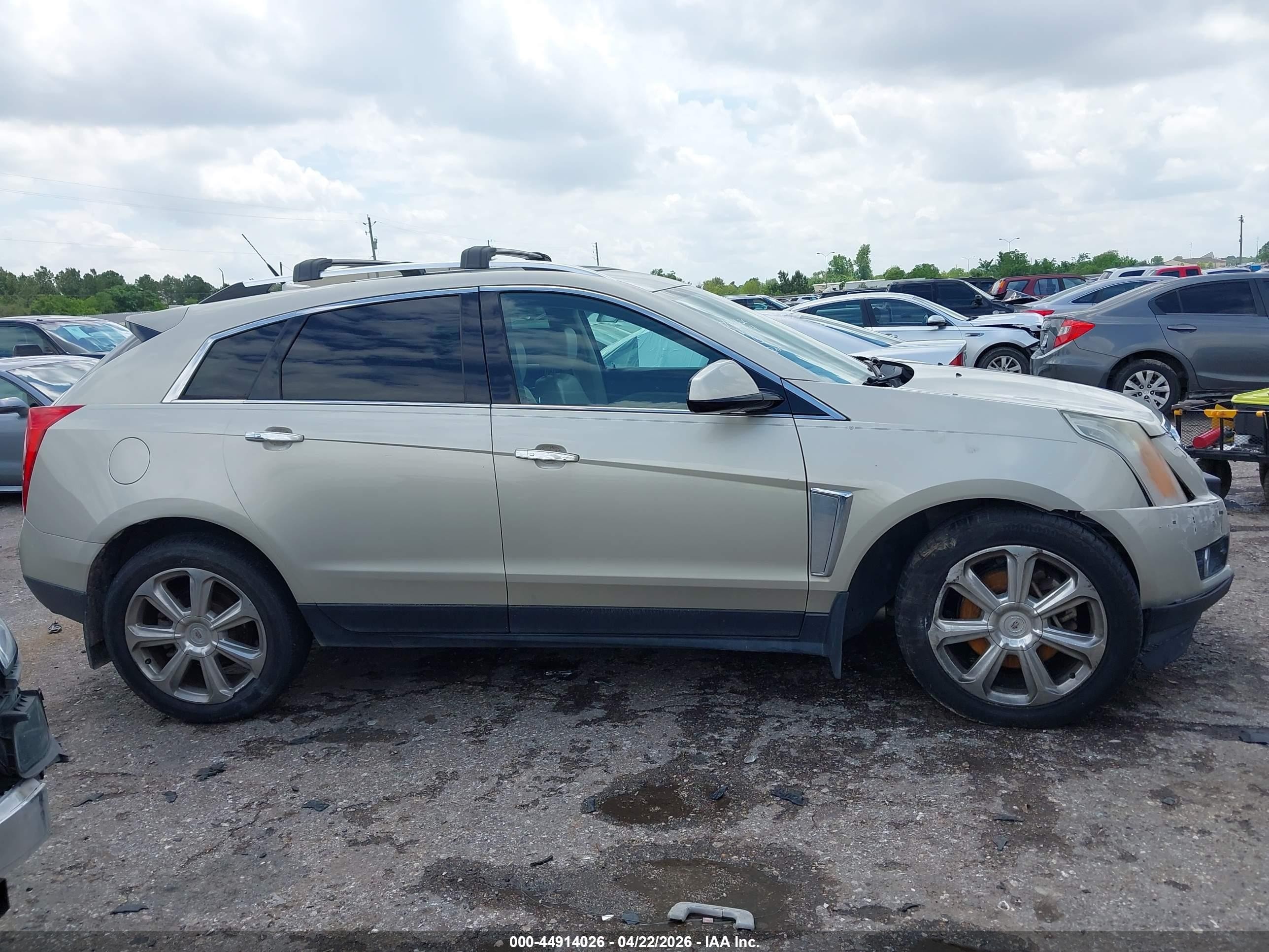 2013 Cadillac Srx Performance Collection Champagne vin: 3GYFNDE32DS583556