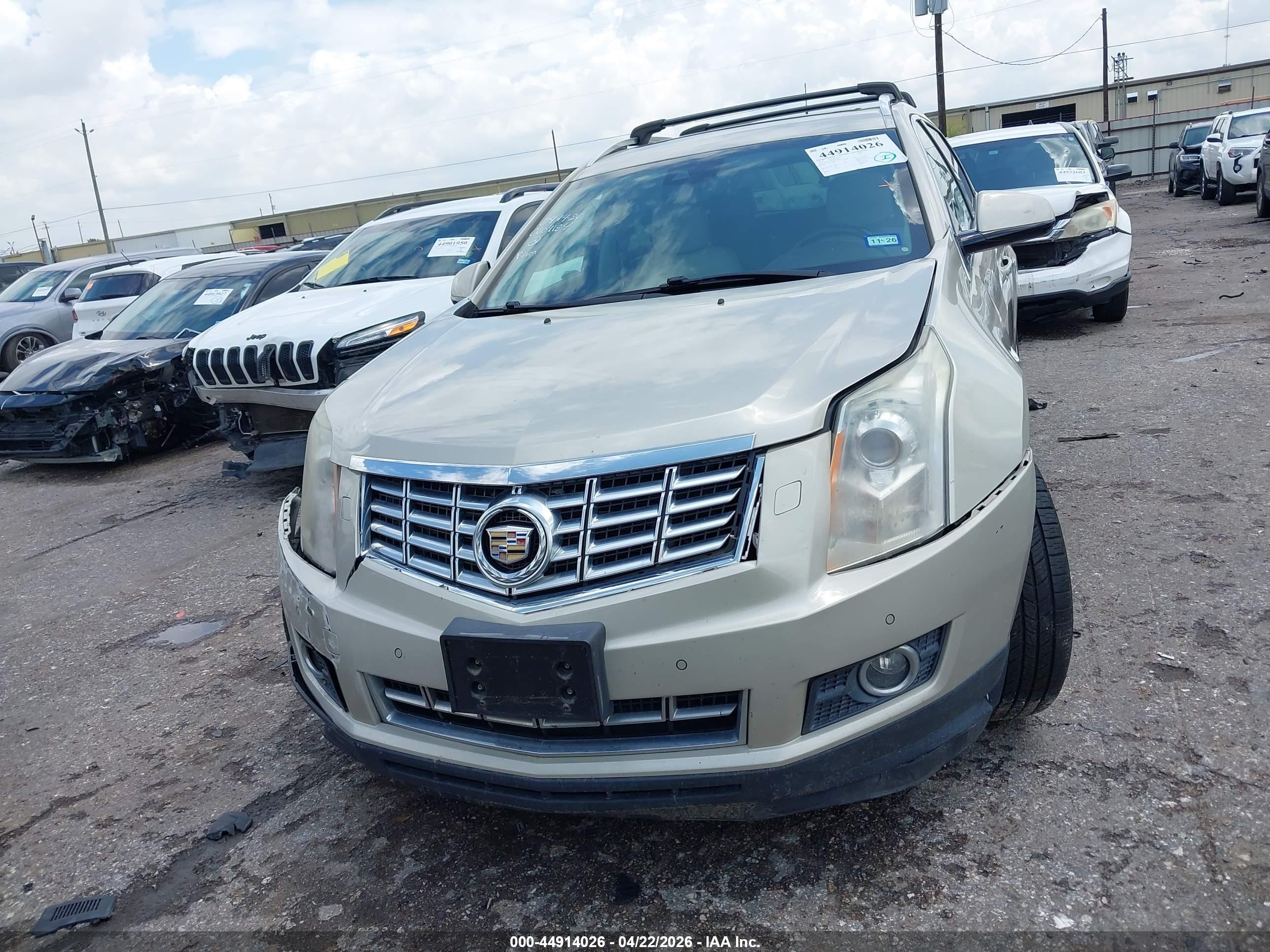 2013 Cadillac Srx Performance Collection Champagne vin: 3GYFNDE32DS583556