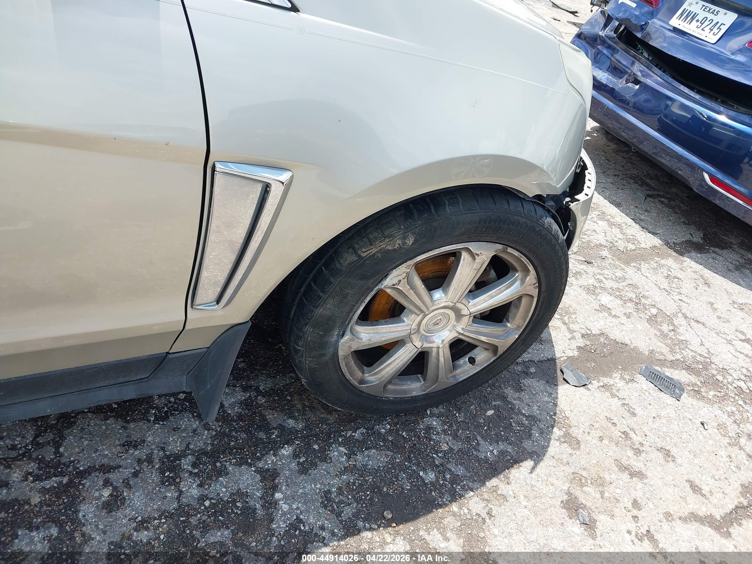 2013 Cadillac Srx Performance Collection Champagne vin: 3GYFNDE32DS583556