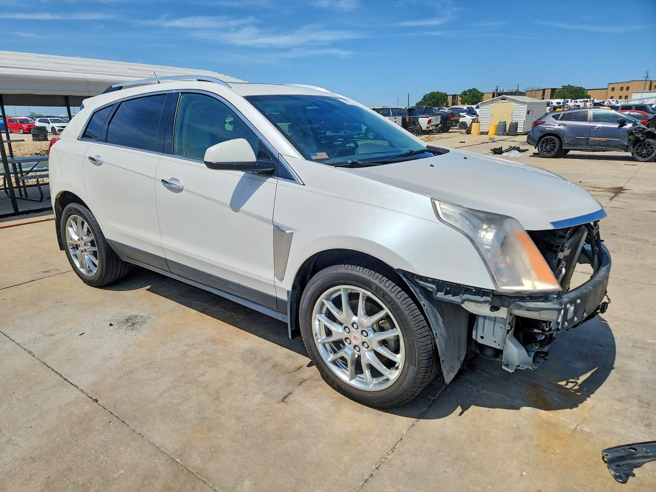 2013 Cadillac Srx Performance Collection White vin: 3GYFNDE32DS612330