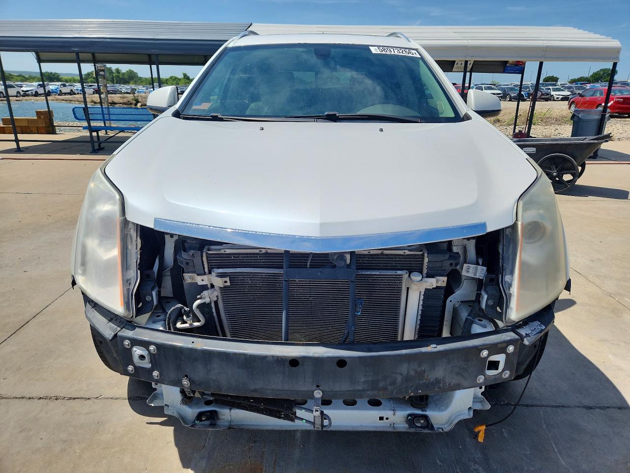 2013 Cadillac Srx Performance Collection White vin: 3GYFNDE32DS612330