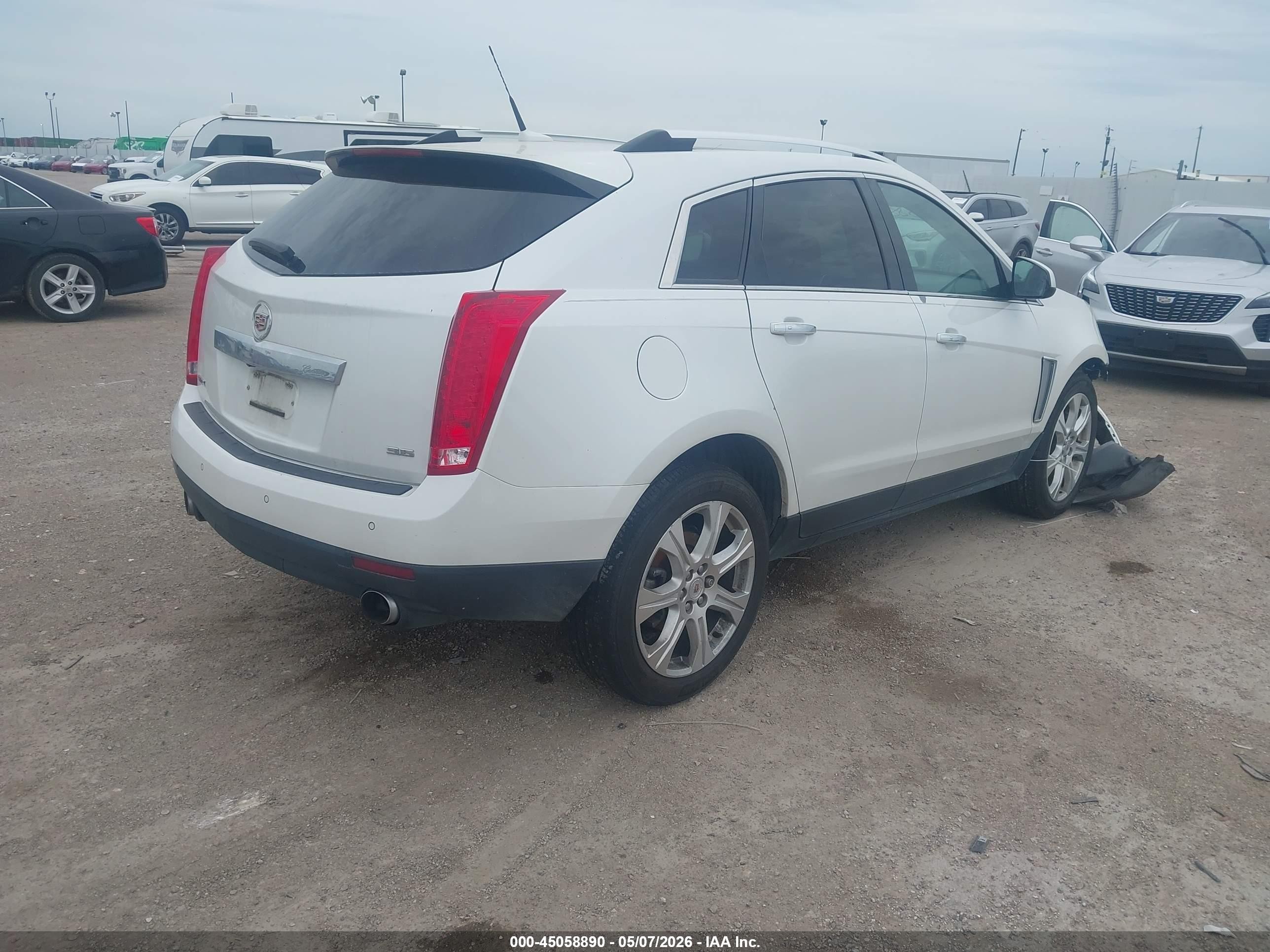 2013 Cadillac Srx Performance Collection White vin: 3GYFNDE32DS626258