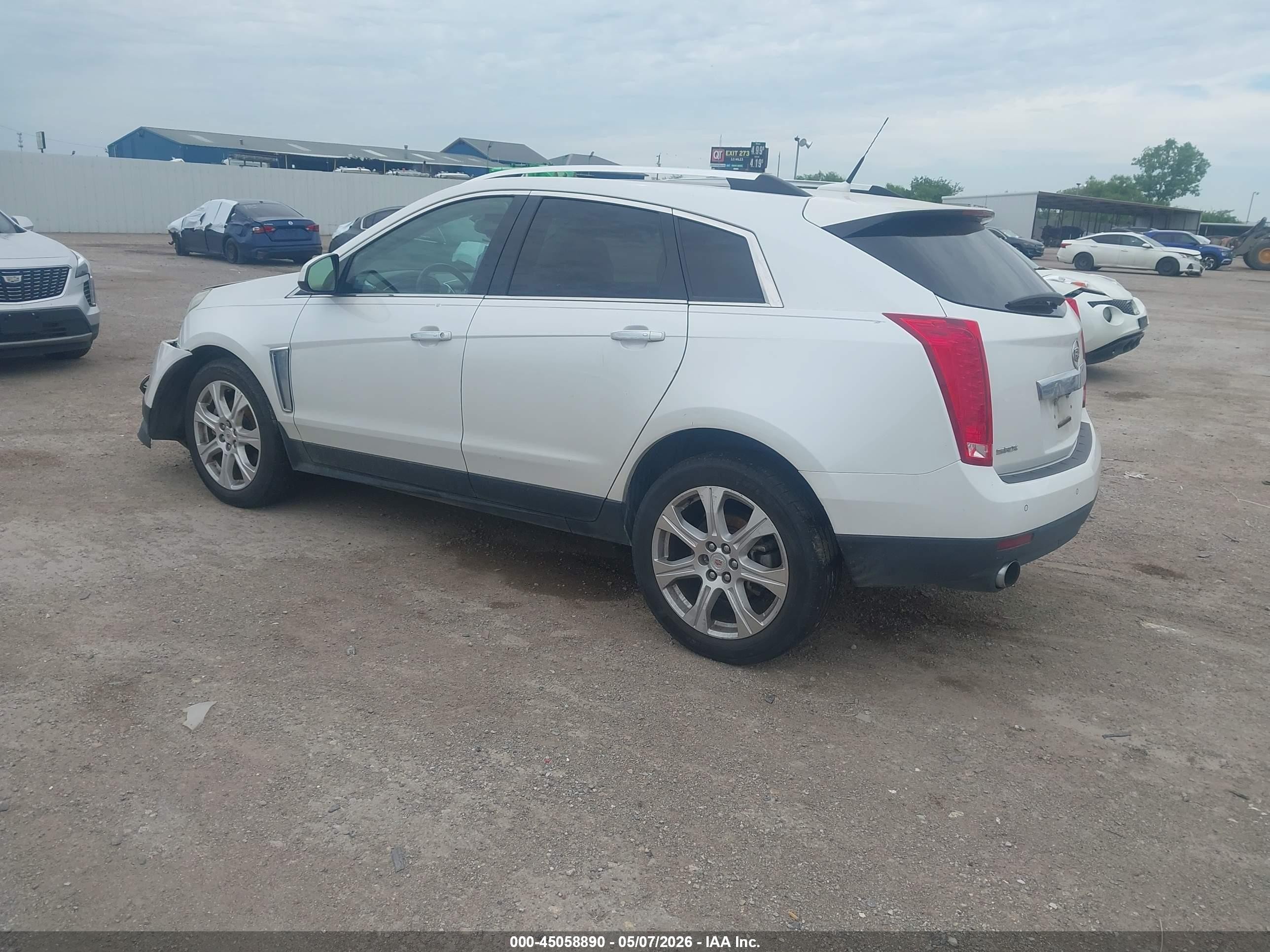 2013 Cadillac Srx Performance Collection White vin: 3GYFNDE32DS626258