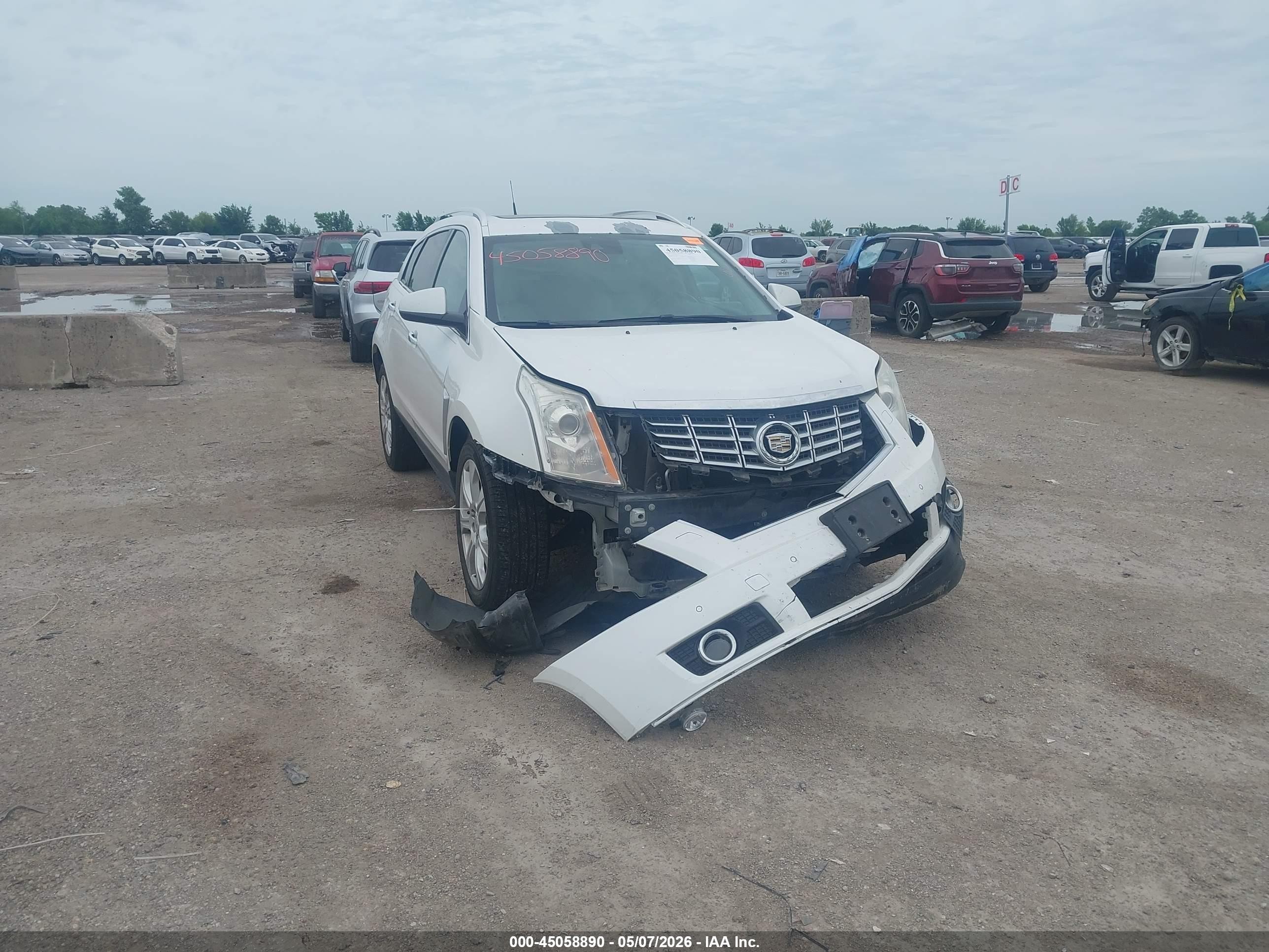 2013 Cadillac Srx Performance Collection White vin: 3GYFNDE32DS626258